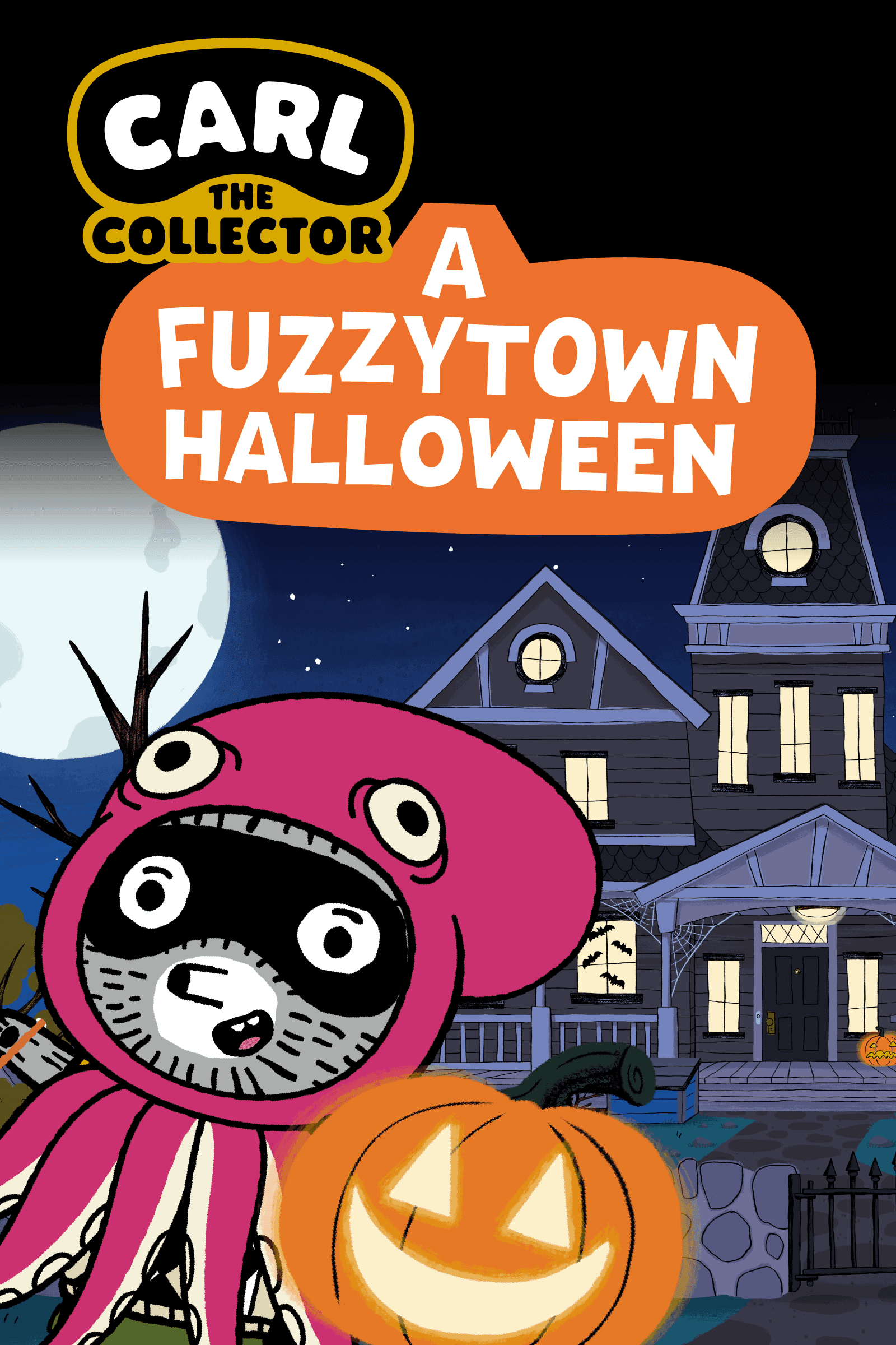 Carl’s excited to trick-or-treat with friends for candy wrappers to add to his collection!