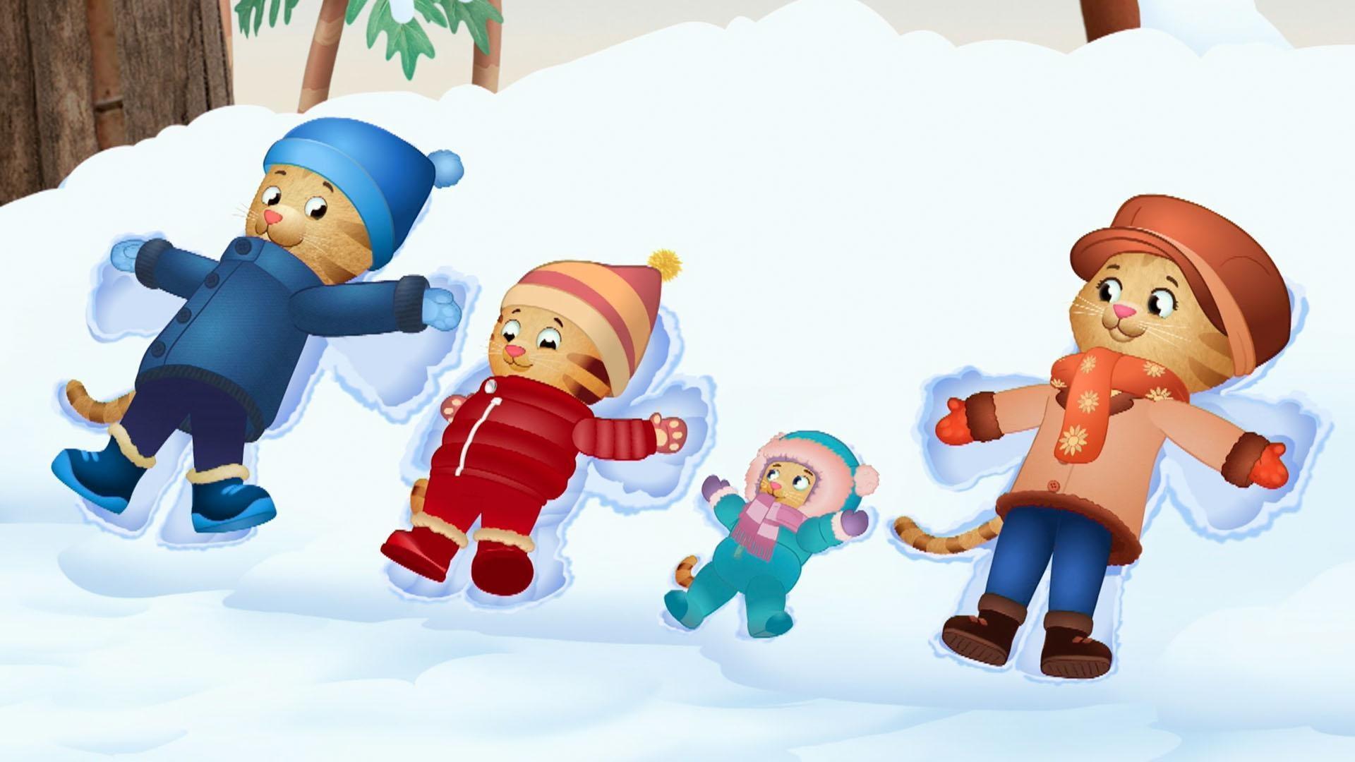 Daniel learns to do things all by himself. / Daniel learns to swing.