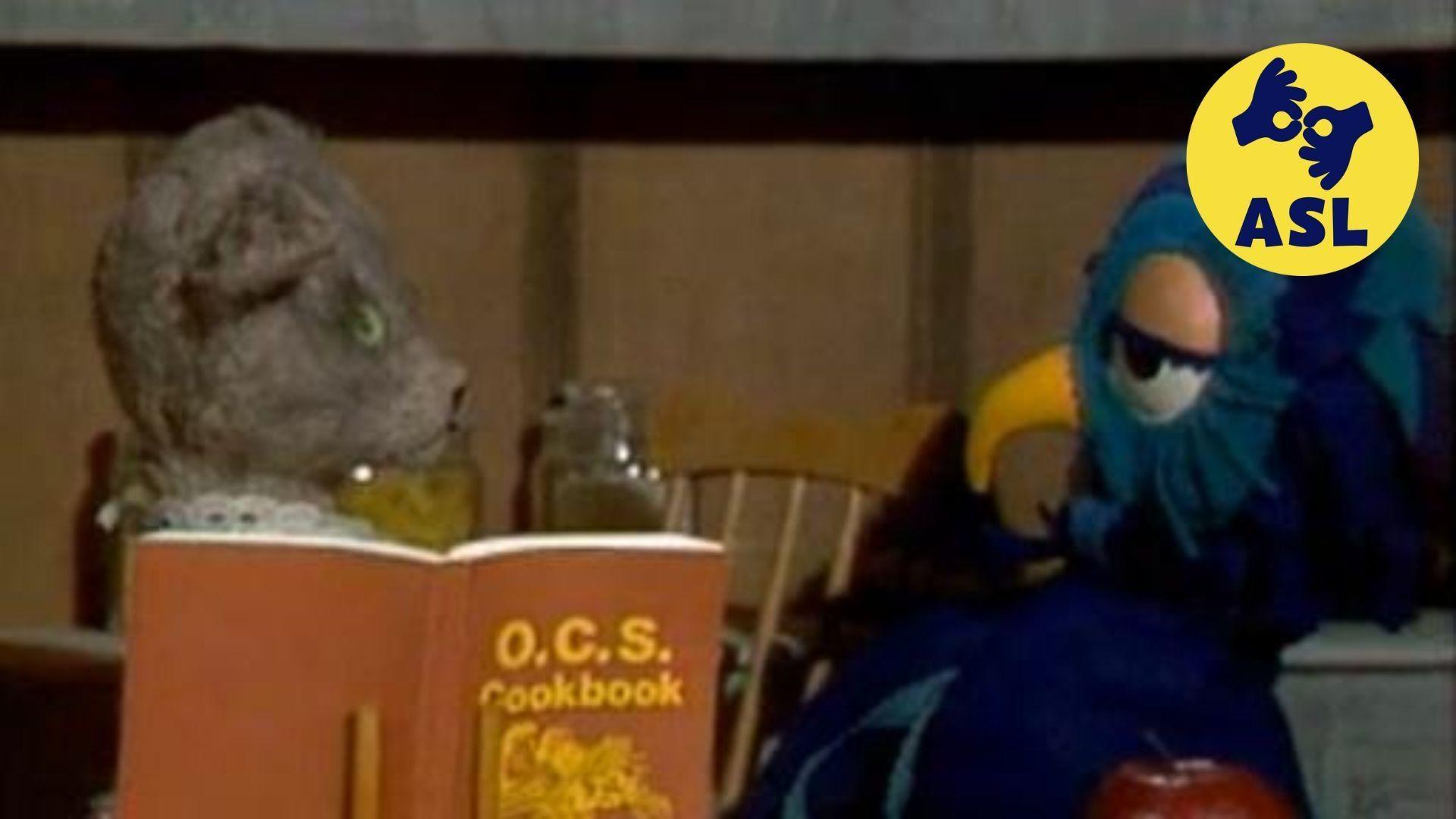 Preparing food in a restaurant; X the Owl's bossiness angers Henrietta.