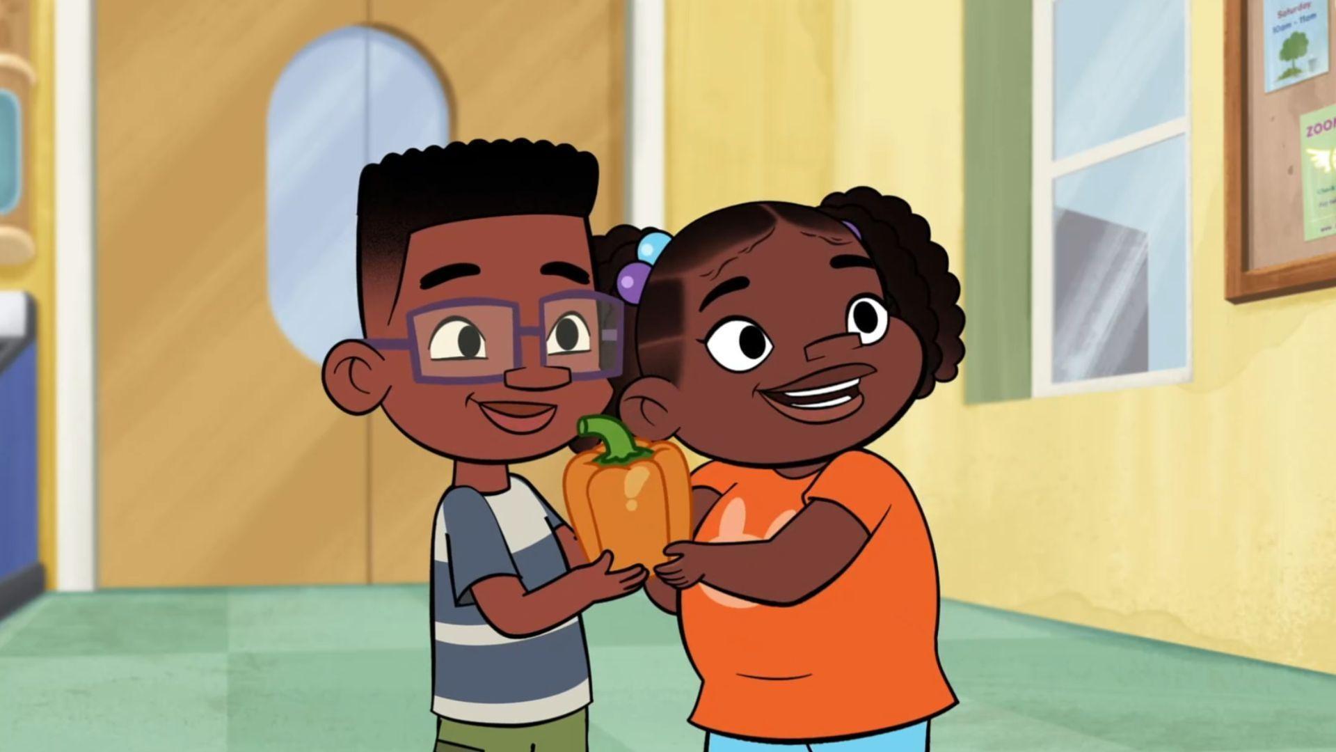 Phoebe & Jay must tend to the bell pepper.