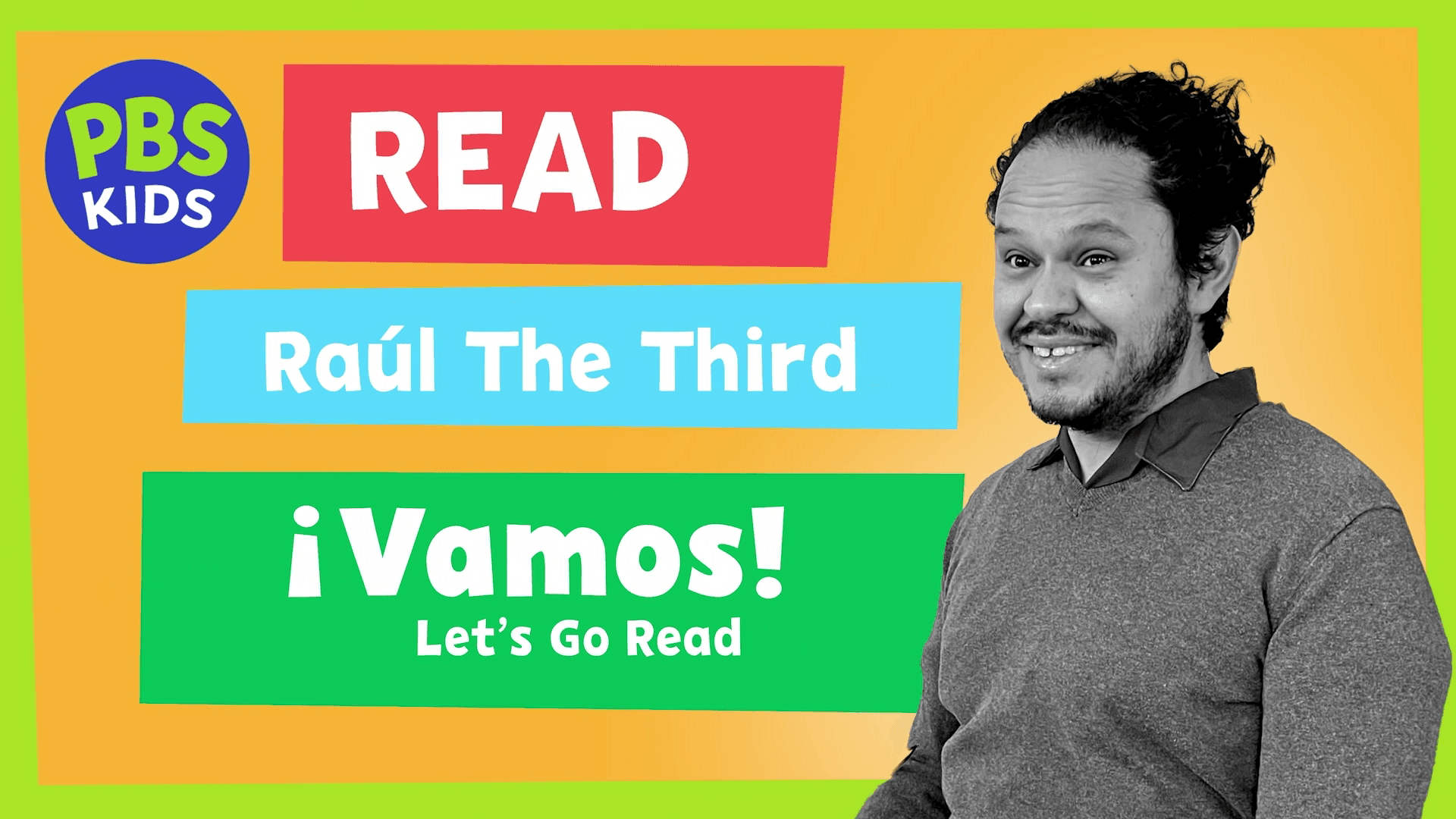 Raúl the Third reads ¡Vamos! and shows kids how to draw Little Lobo.