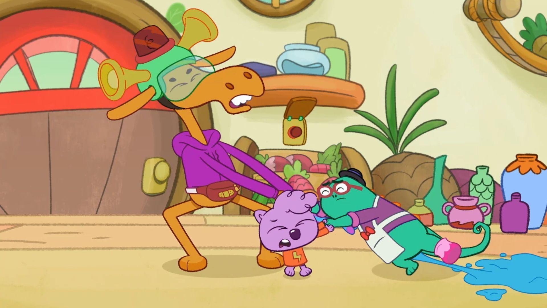 Zadie and Ellie promptly answer the urgent call when Mr. E finds himself in quite the serious pickle