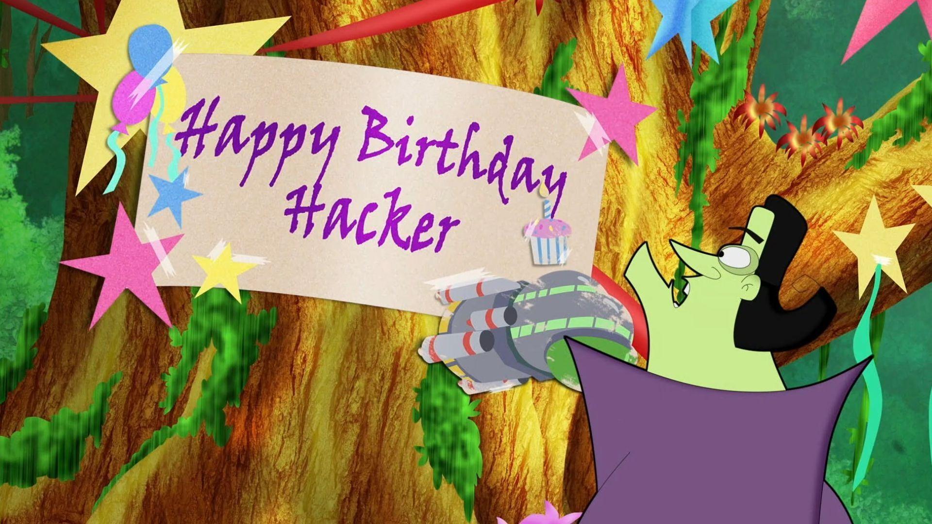 Buzz plans the perfect birthday party for Hacker, but not so much for the environment.
