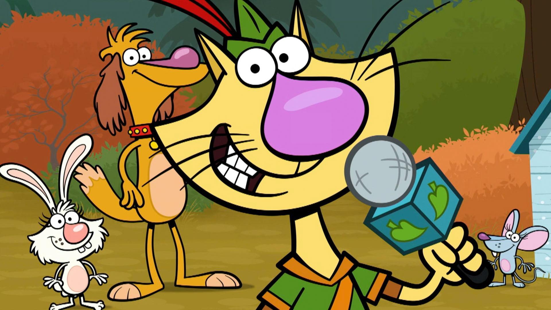 The crew repairs a habitat near the forest./The gang wonders if animals play in the wild.