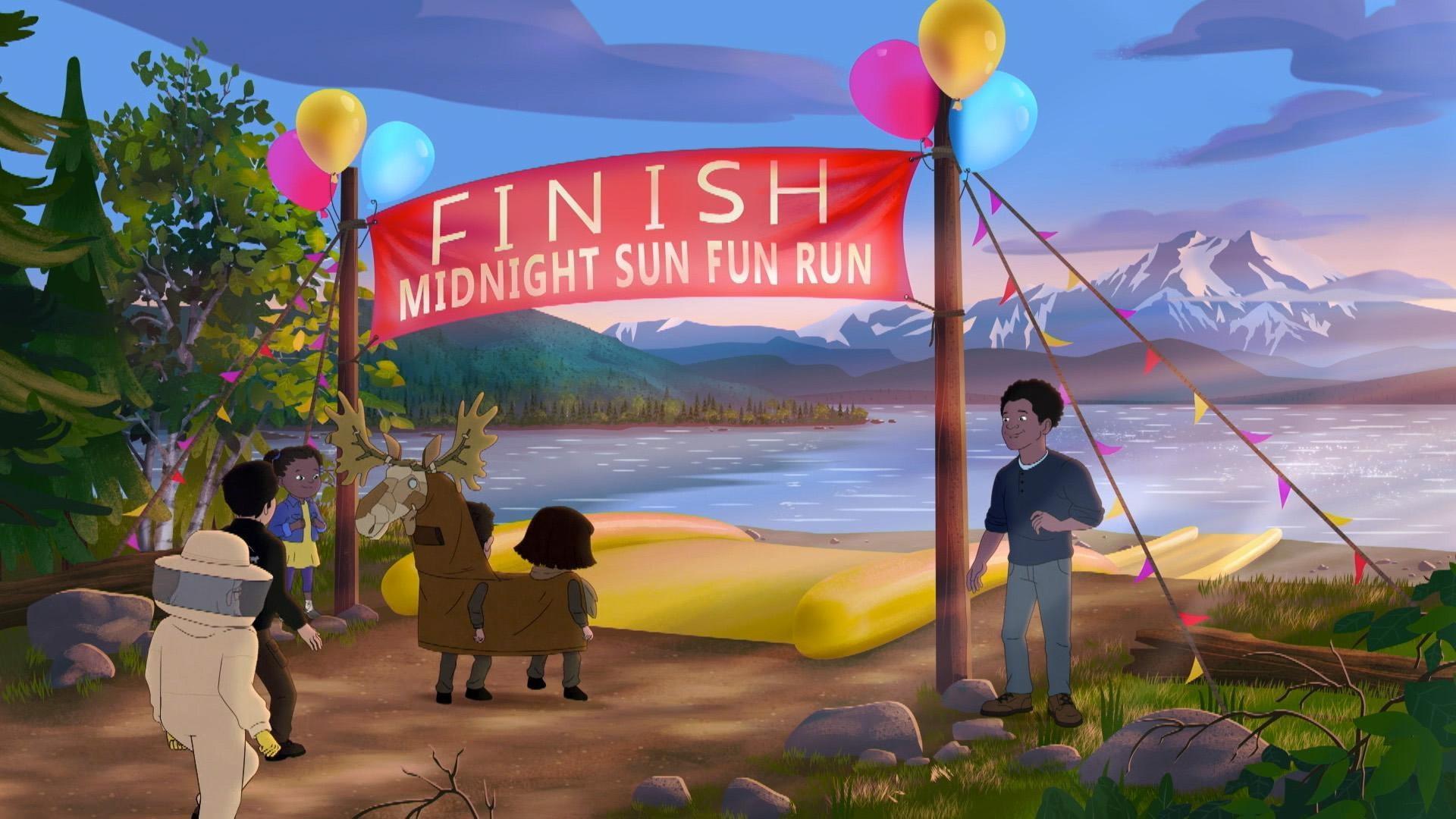 It’s the annual summer solstice race!/Molly and Tooey learn Gwich’in river traditions.