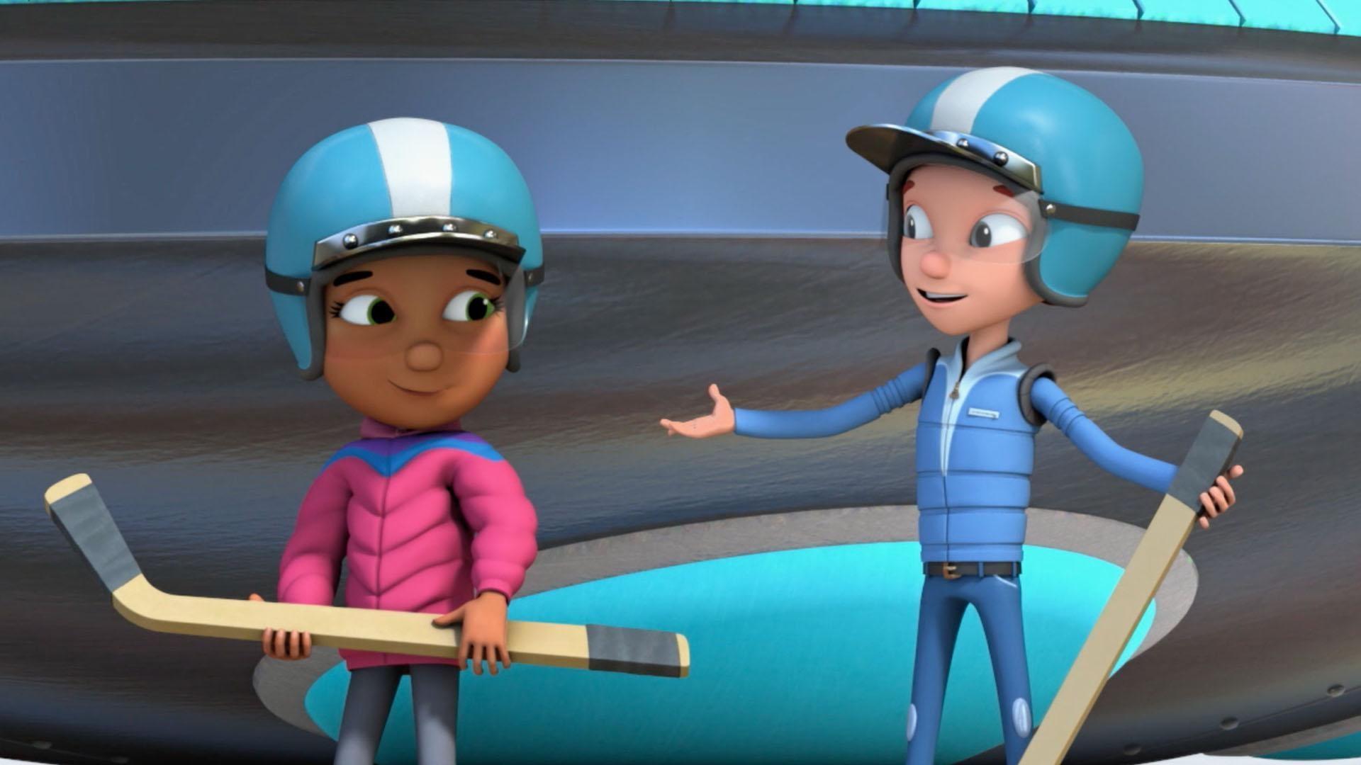Celery takes the kids around the planet to see different forms of water.