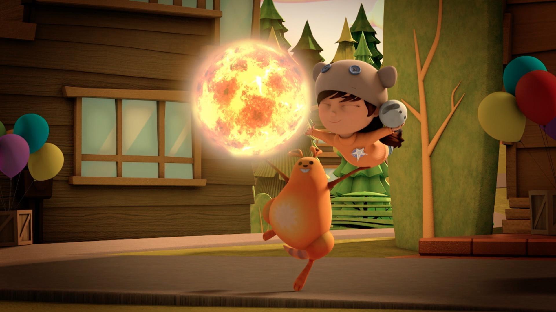 Sean is scared of flying out to visit Neptune./The kids celebrate Jet's Earthday birthday.