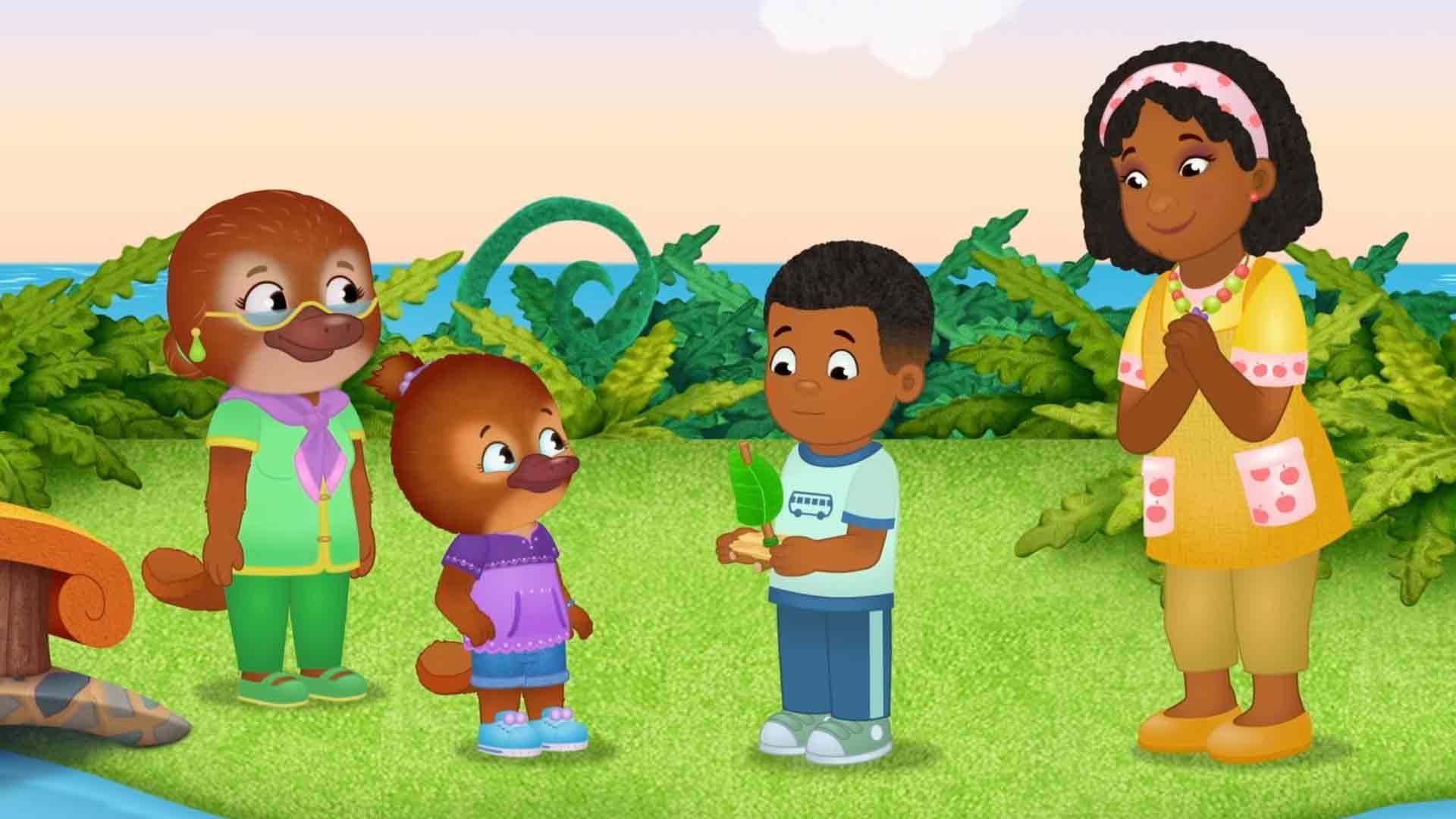 Jodi and Max look around to see what they can use to make a boat!