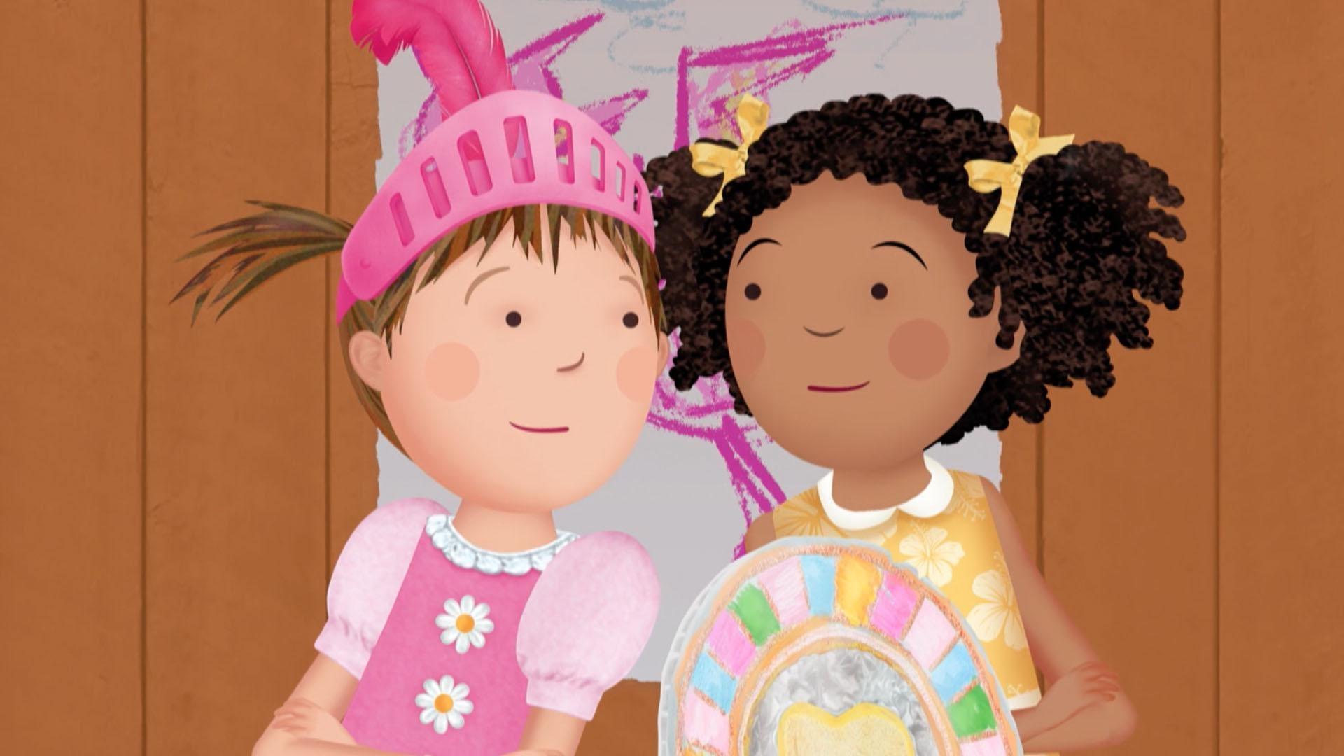 The Knights of the Pink Table go on a quest. / Peter's Kazoo club has its first meeting.