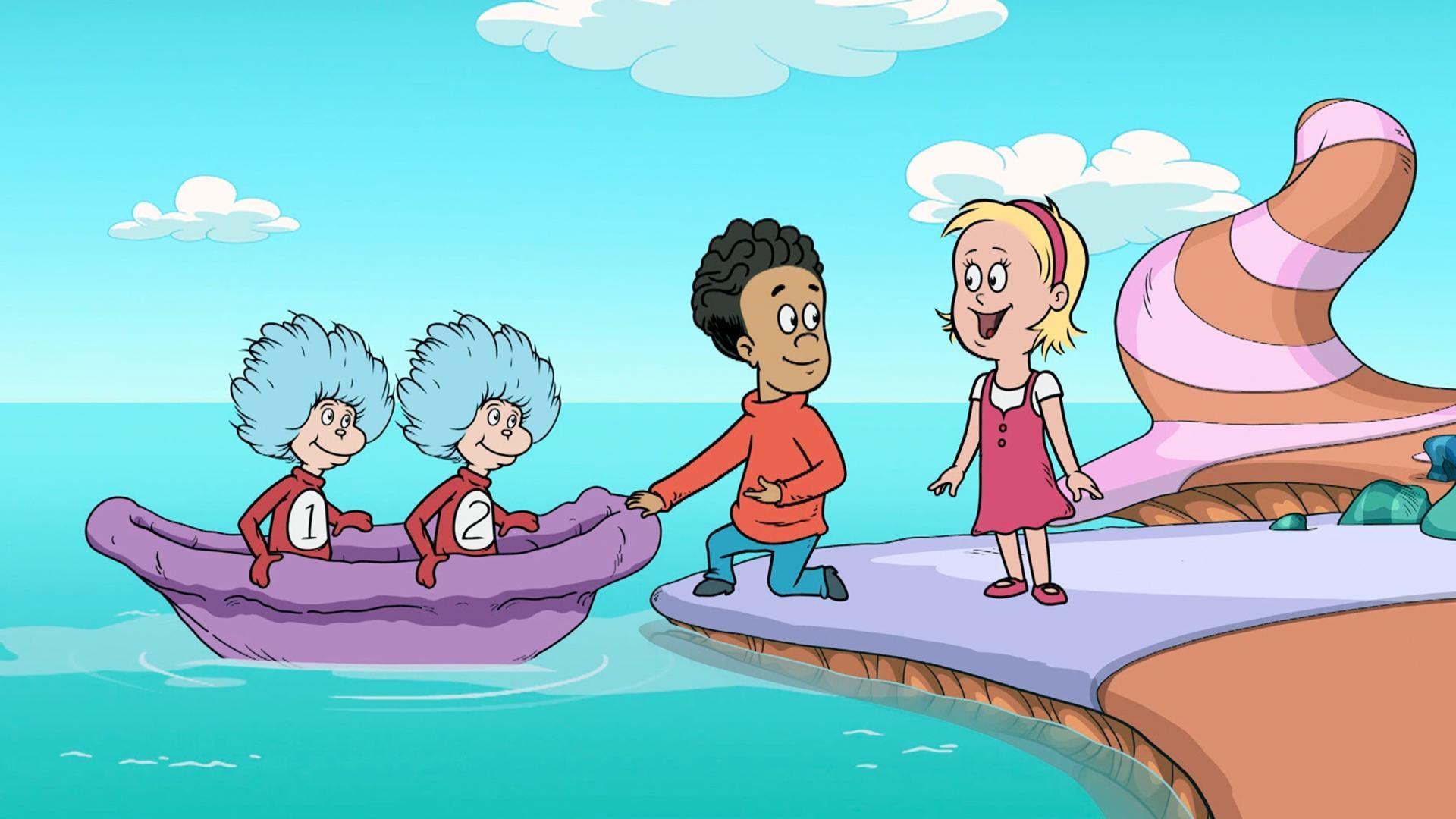 Nick and Sally’s boat sinks! / Nick tries to find out how to build a drawbridge.
