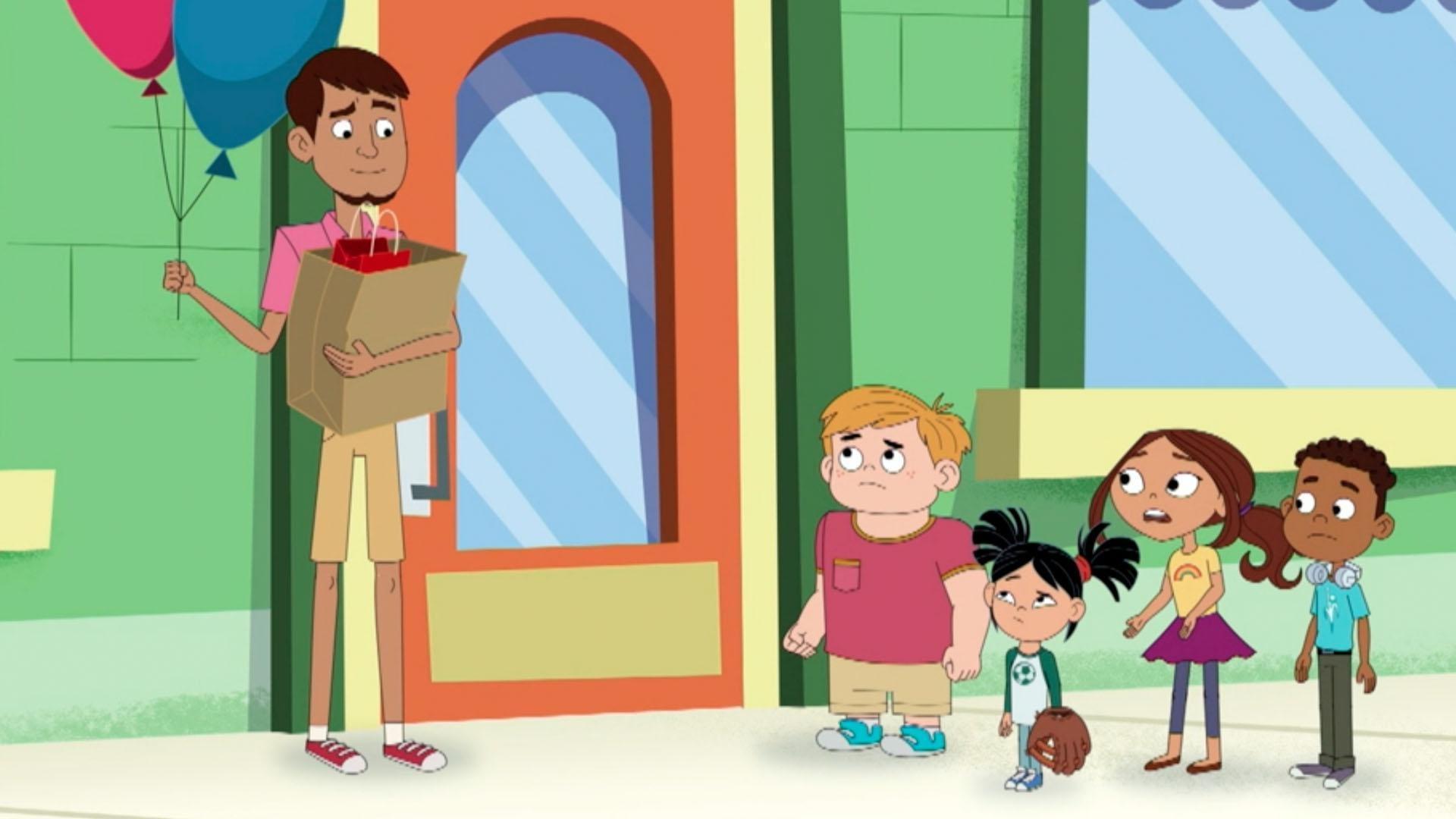 The kids follow hot and cold clues./The crew is shocked to see Mr. Sparks on the weekend.