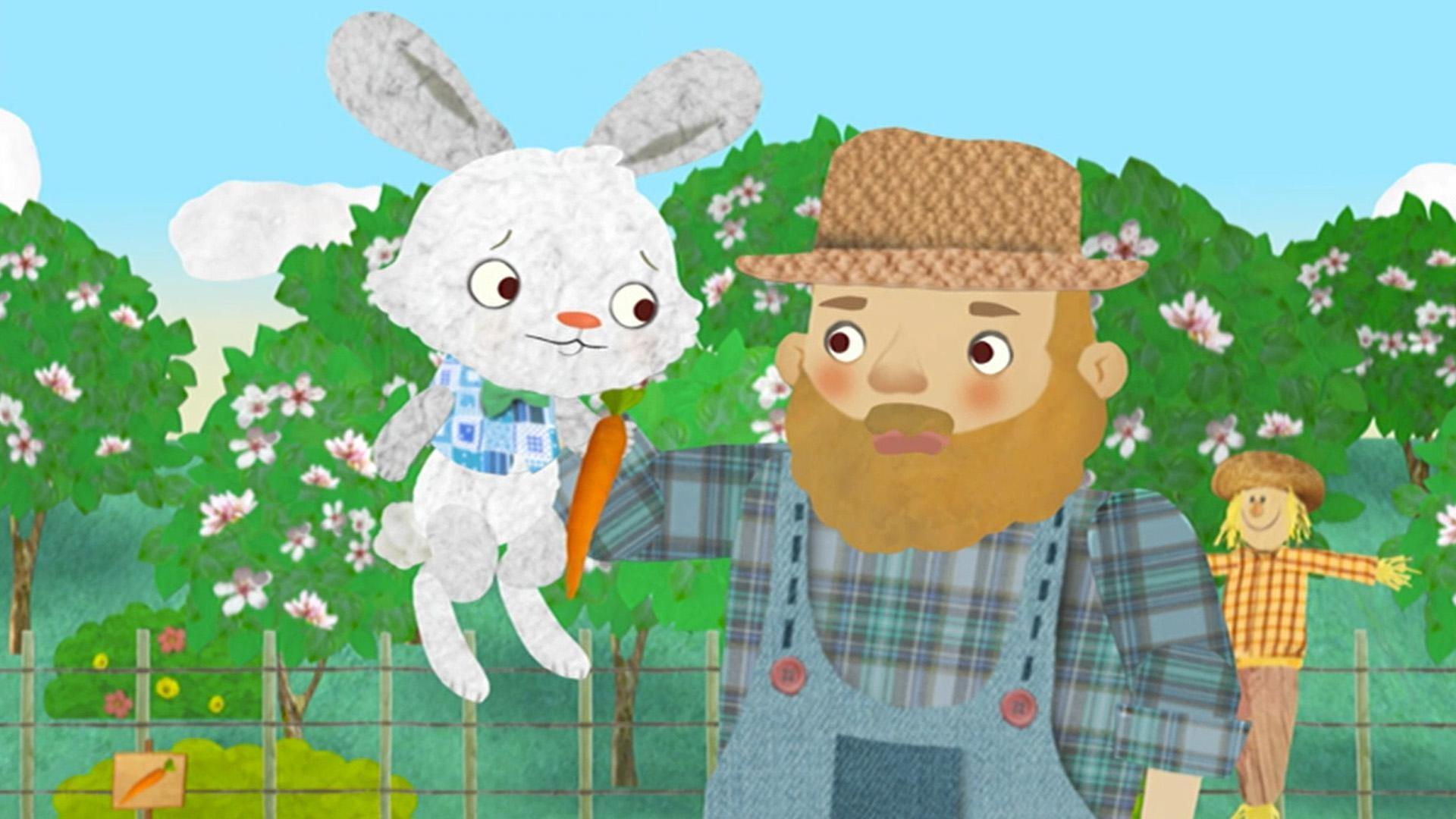 The Super Readers must help Peter find delicious vegetables.