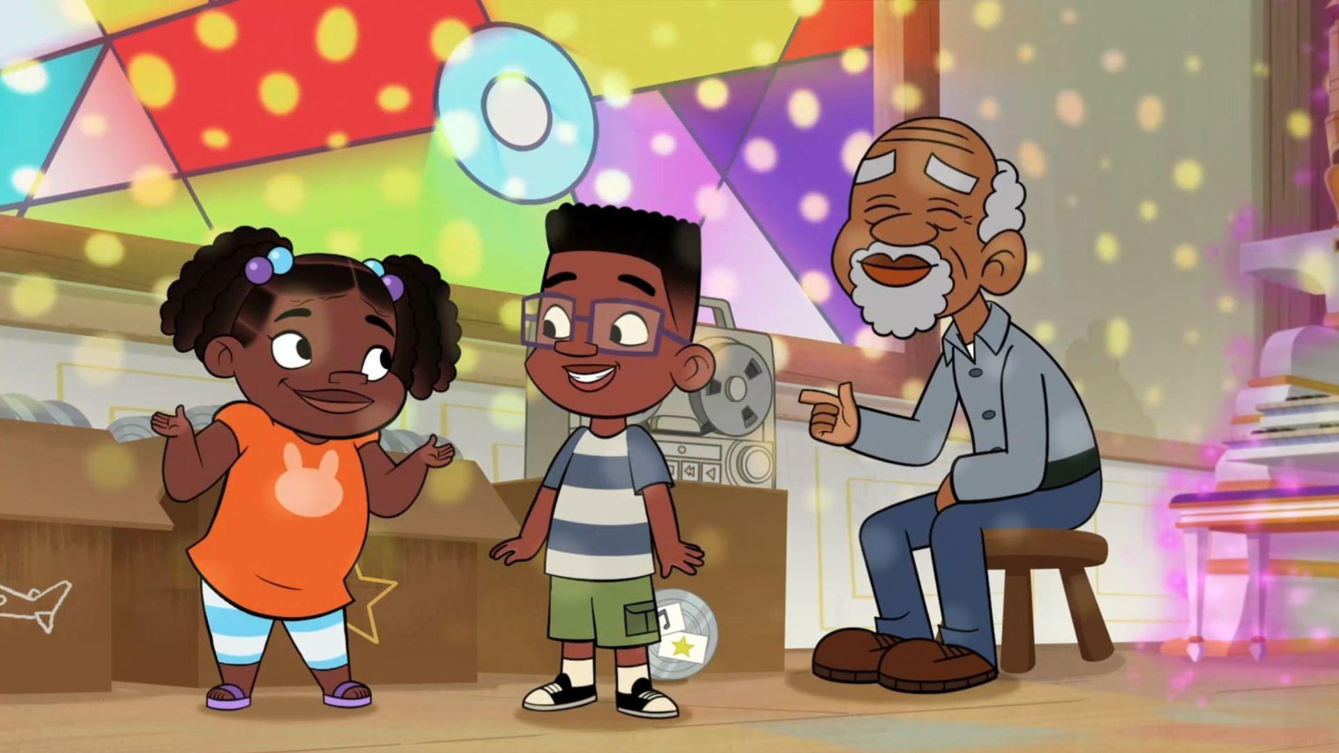 Phoebe & Jay learn how to sort items.