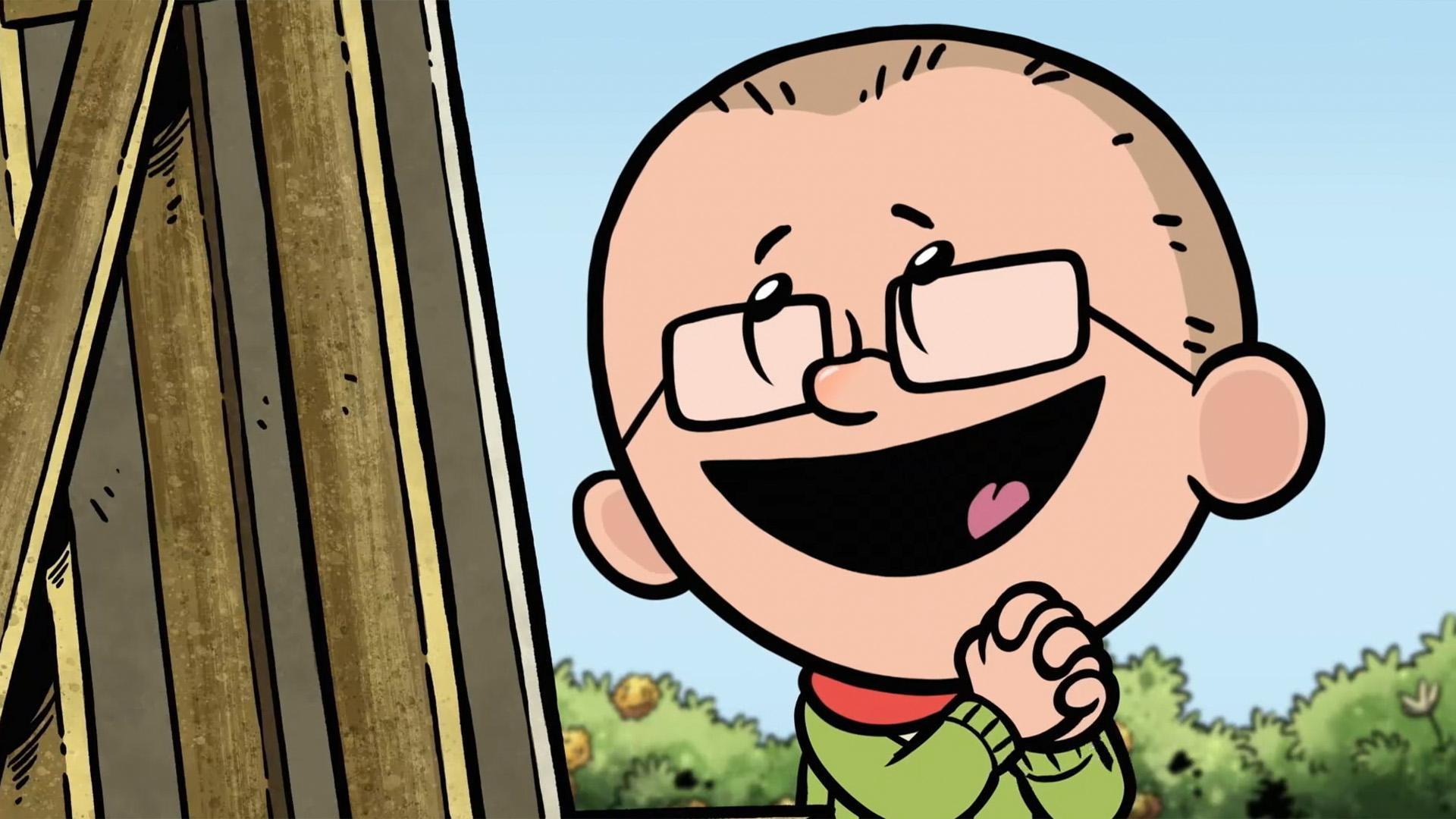 Maria Sibylla Merian shows Brad that he can find ways to have fun while he waits.