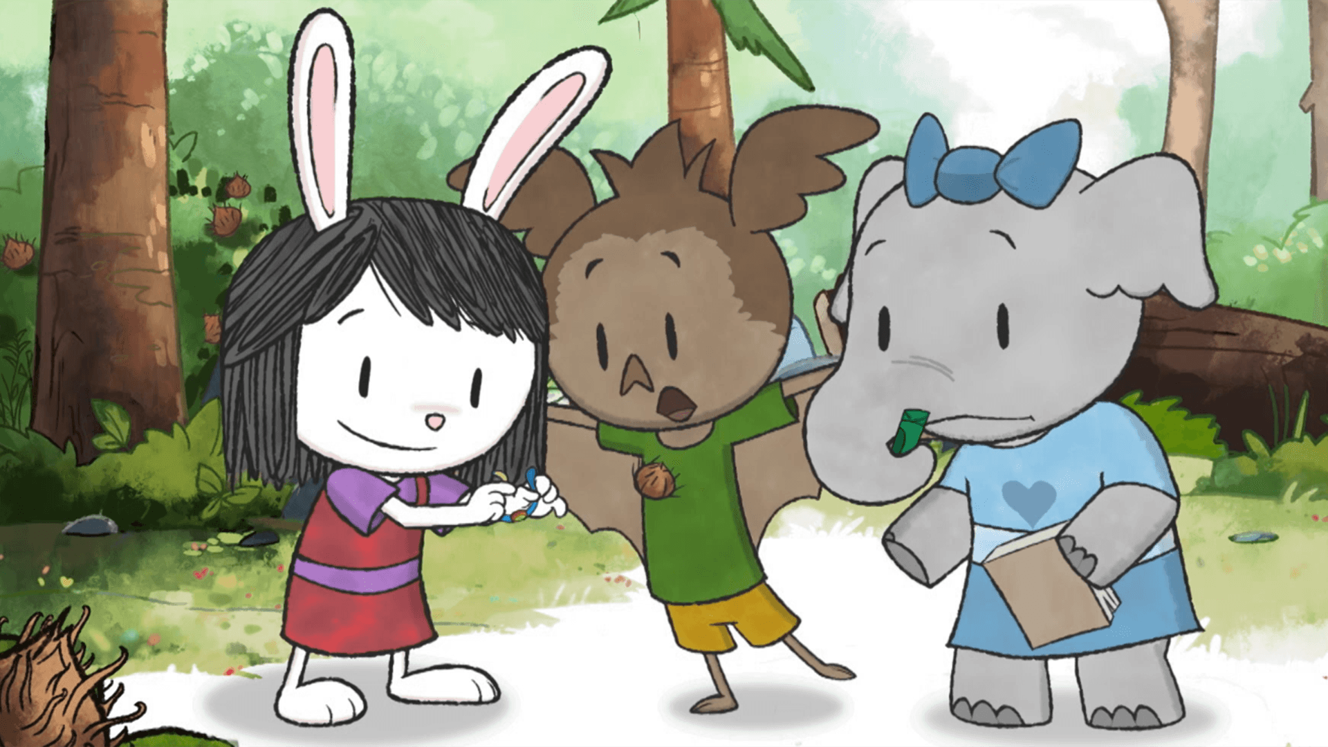 Why does Olive need to wear so many layers?/Elinor becomes fascinated by Velcro.