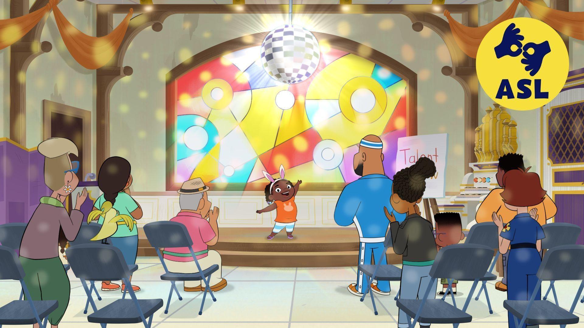 Phoebe & Jay learn to use a field guide./Phoebe gets courage to perform at the talent show.