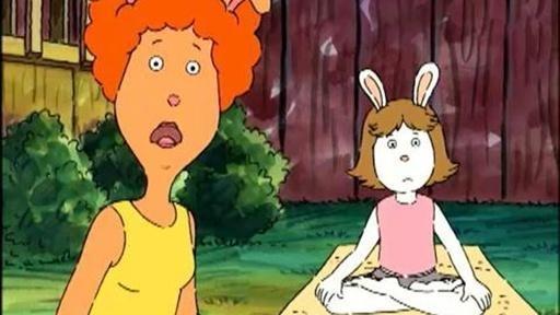 Prunella's best friend joins her and her mom in yoga. / Arthur vs. Brain.