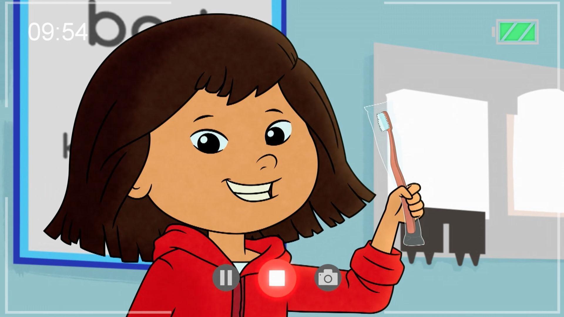 Molly's afraid to go to the dentist. / Molly & Tooey play spy.