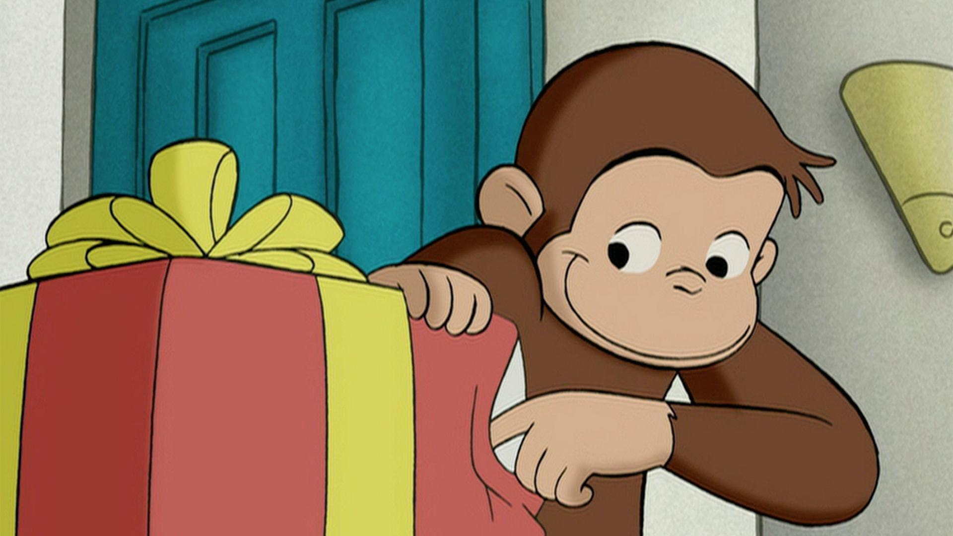 George discovers amazing things about sound. / George can't wait to see a present.