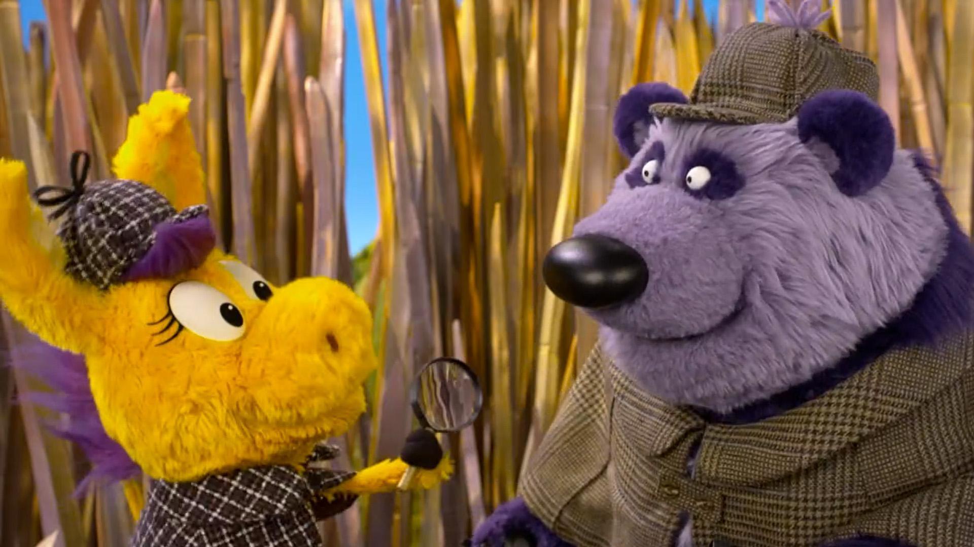 Duck Duck has a big feeling, but can’t name it./Clyde's pals give him time to feel better.