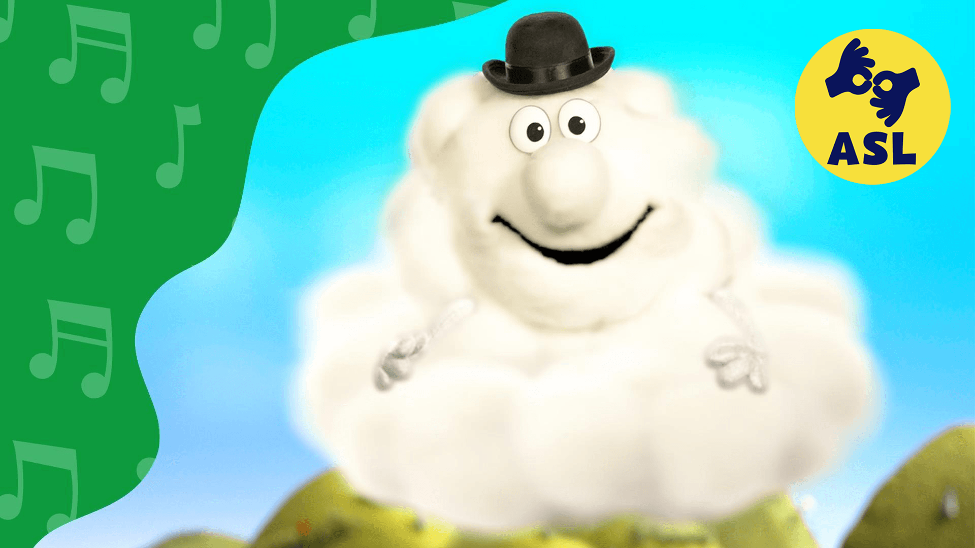 Need a wiggle break? Clyde the Cloud helps you calm down in this Donkey Hodie music video.