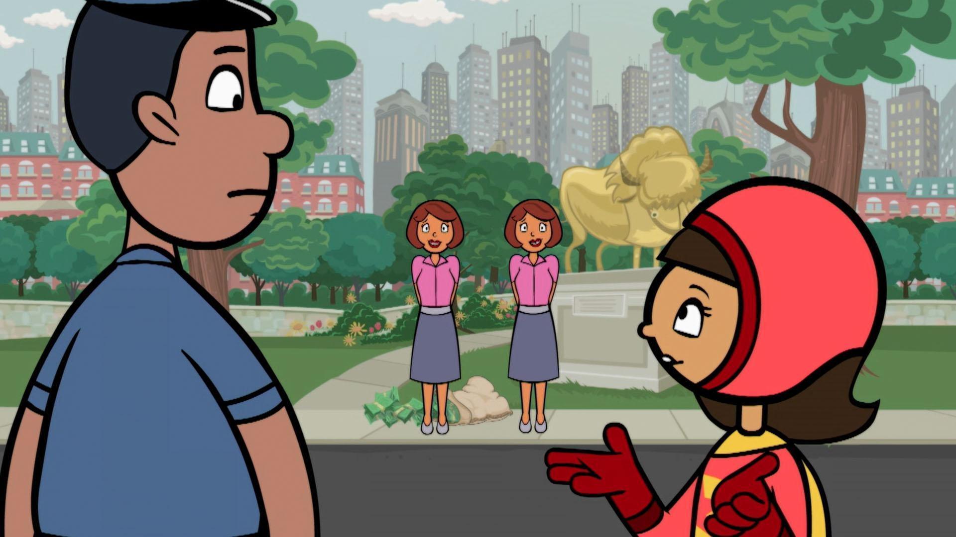 The Butcher plans to trap Huggy and WordGirl. / LRW makes copies of all of the officials.