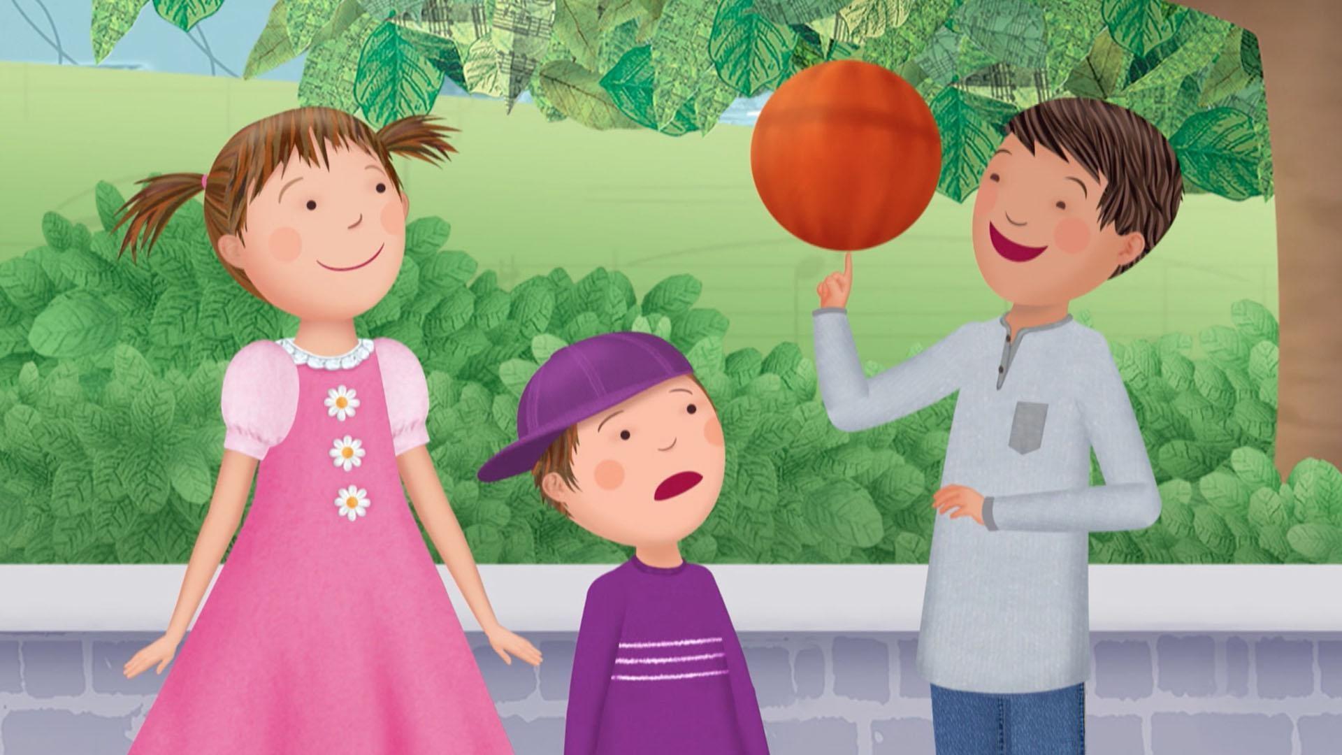 Peter thinks he's too short to play. / Pinkalicious sees a pinkatoo!