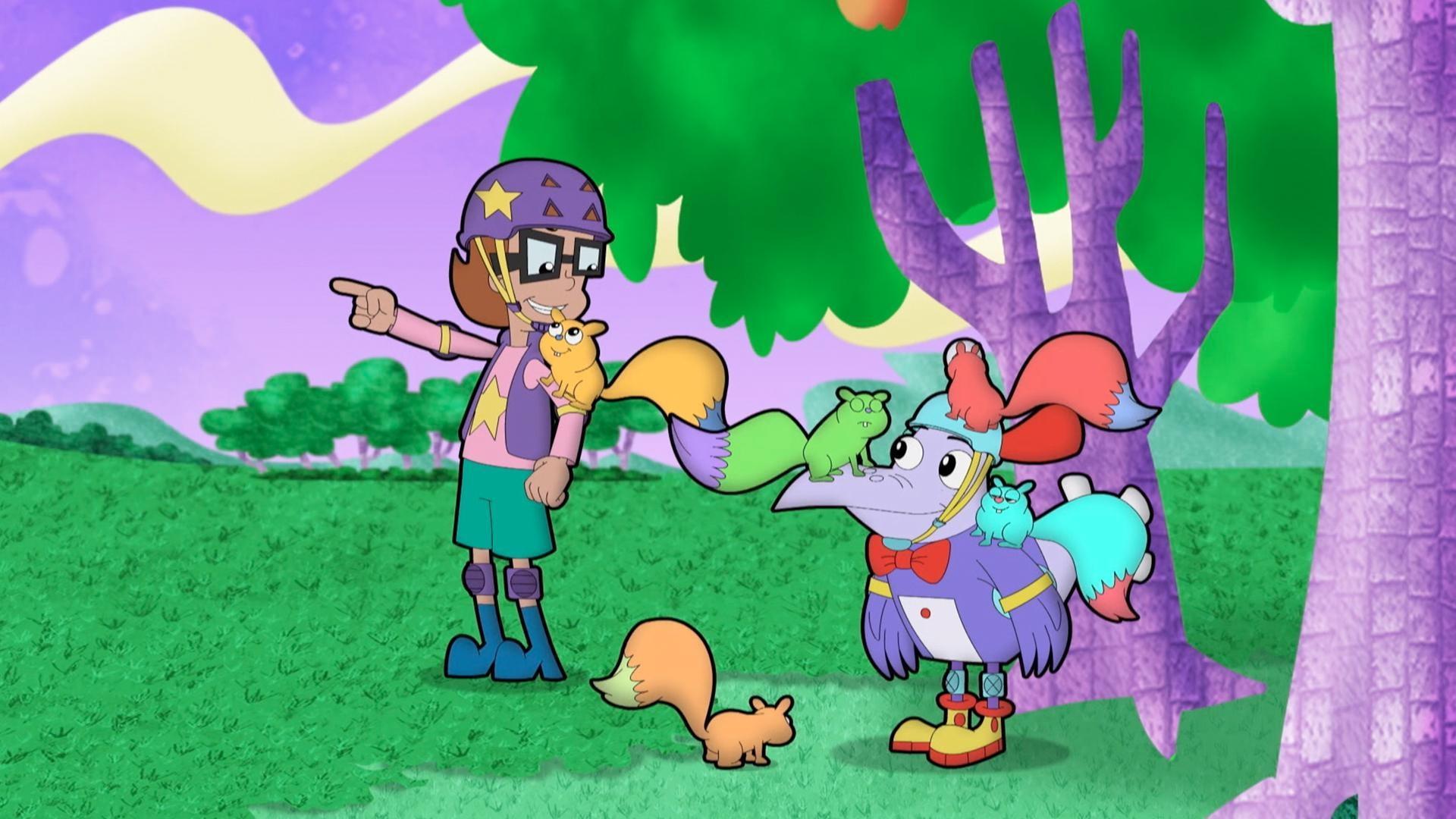 Creech and Inez get in an argument about the new bike path in Tikiville.