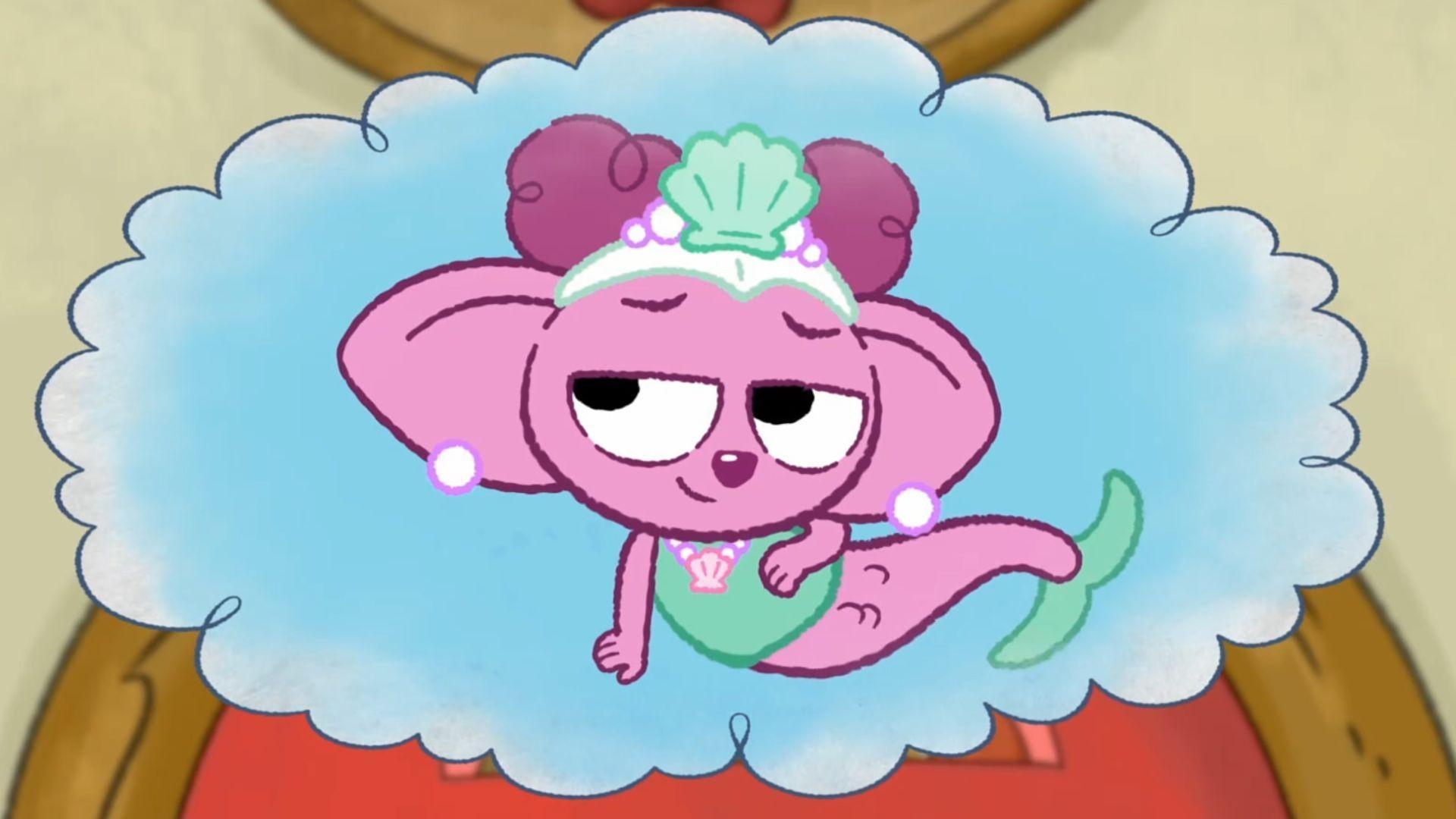 The Wombats offer a gift to Louisa so she can allow them to continue their journey.