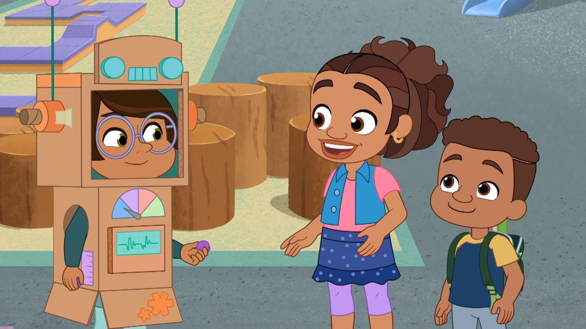 Alma is elected mayor of Cardboard City. / Alma and Junior want to help out in a big way.