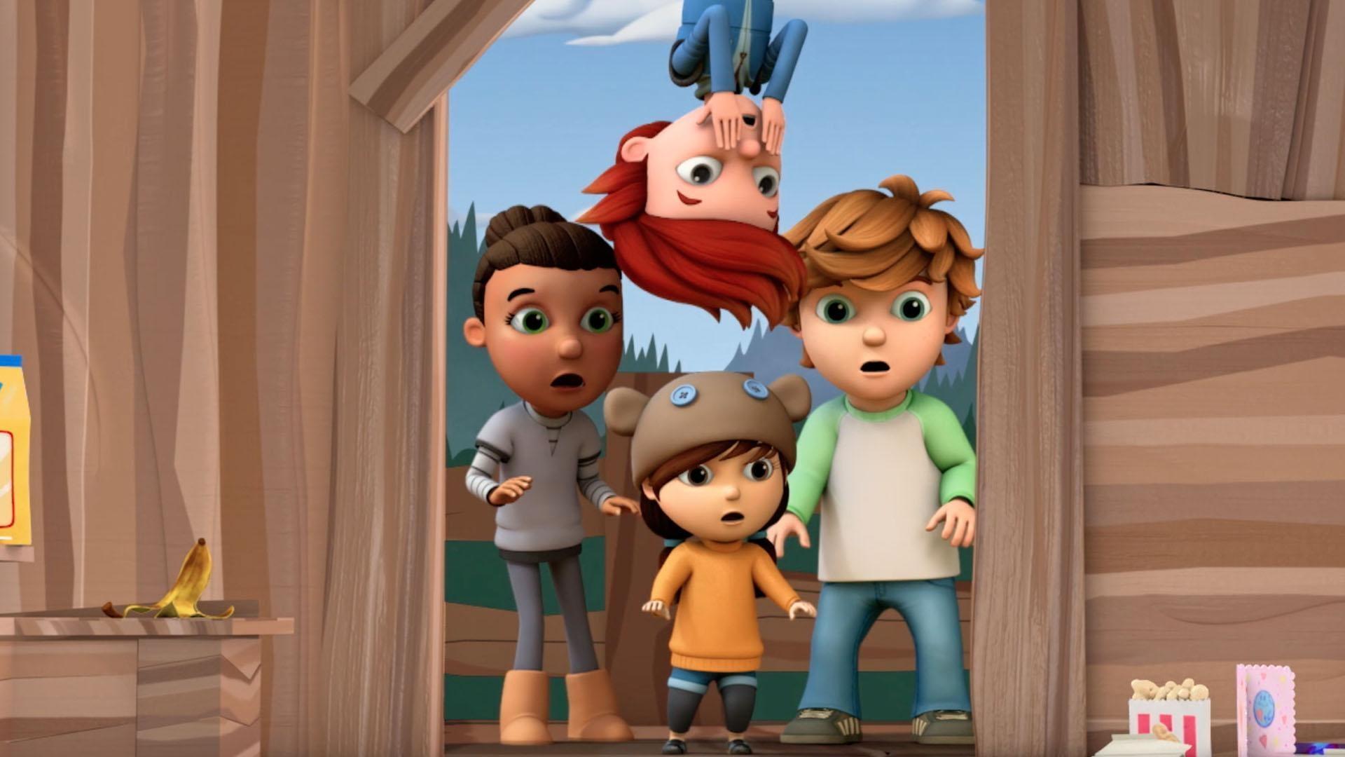 The treehouse is a mess and there's no room to play! / Are clouds made of cotton candy?