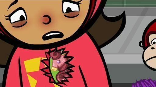 The Learnerer learns to be an efficient criminal. / Becky's new brooch is making her sick.