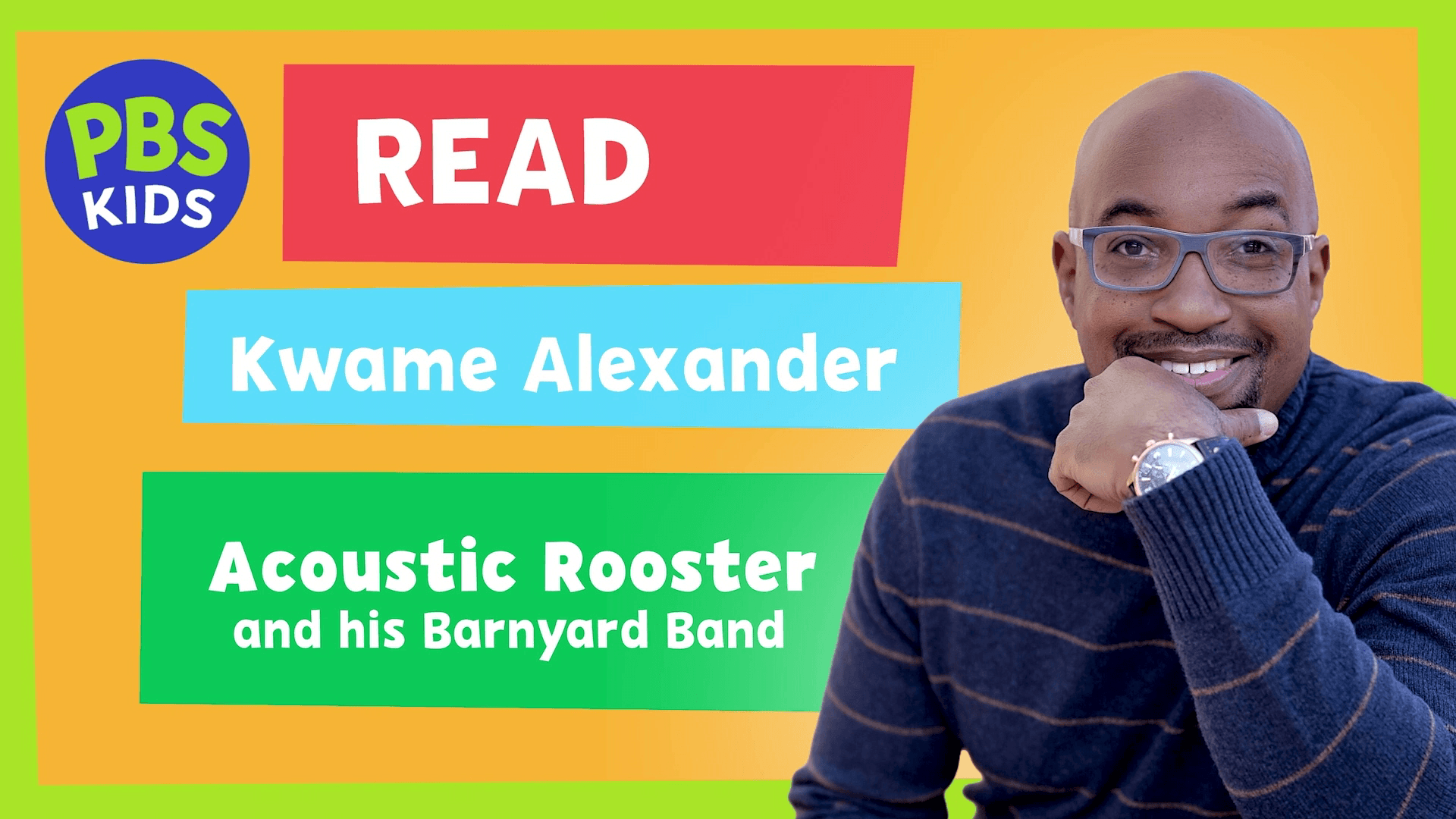 Kwame Alexander reads a jazzy barnyard story about music and friendship.
