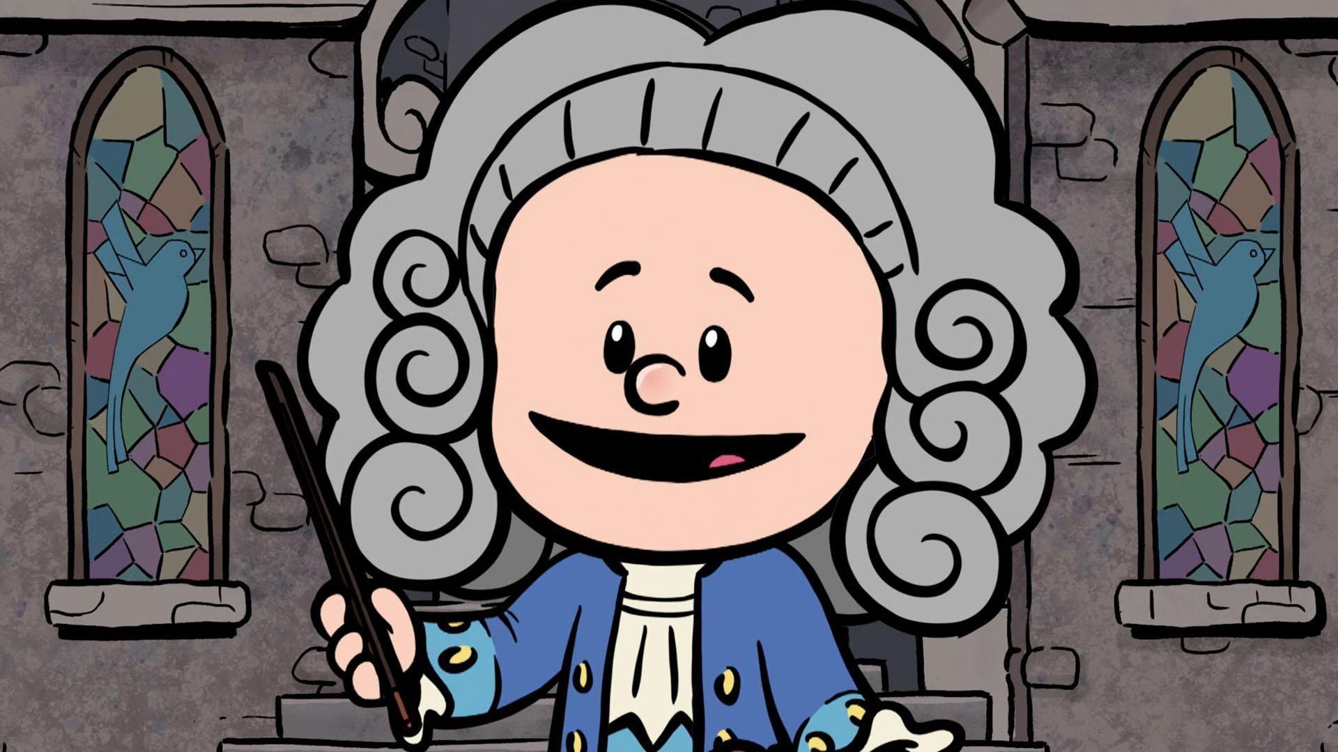 Watch how the musician Bach prepares for an important concert!