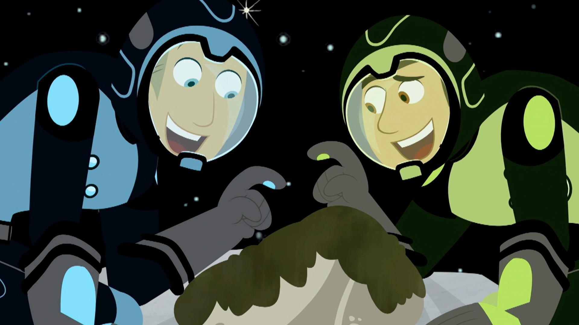 The gang wonders about life on other planets, so the Kratt Bros head to outer space.