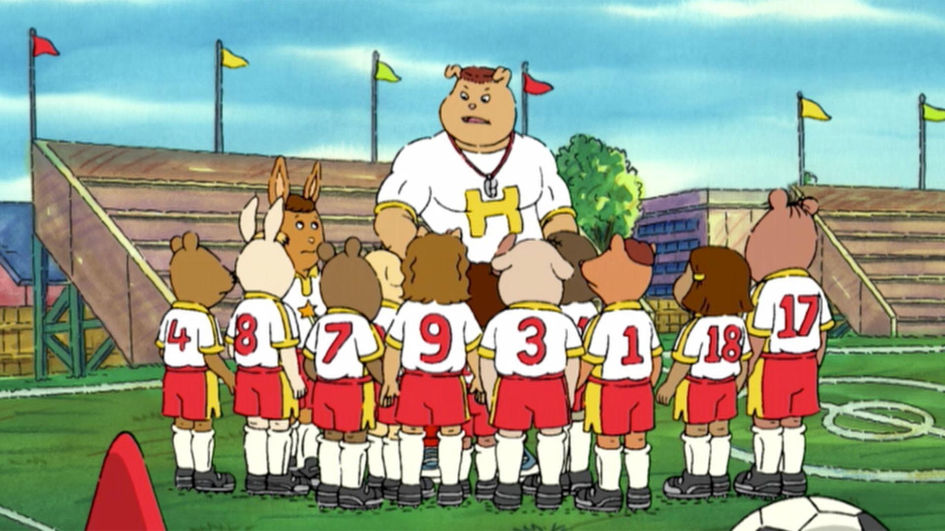 Francine and Brain take soccer very seriously./Emily tells D.W. a white lie.