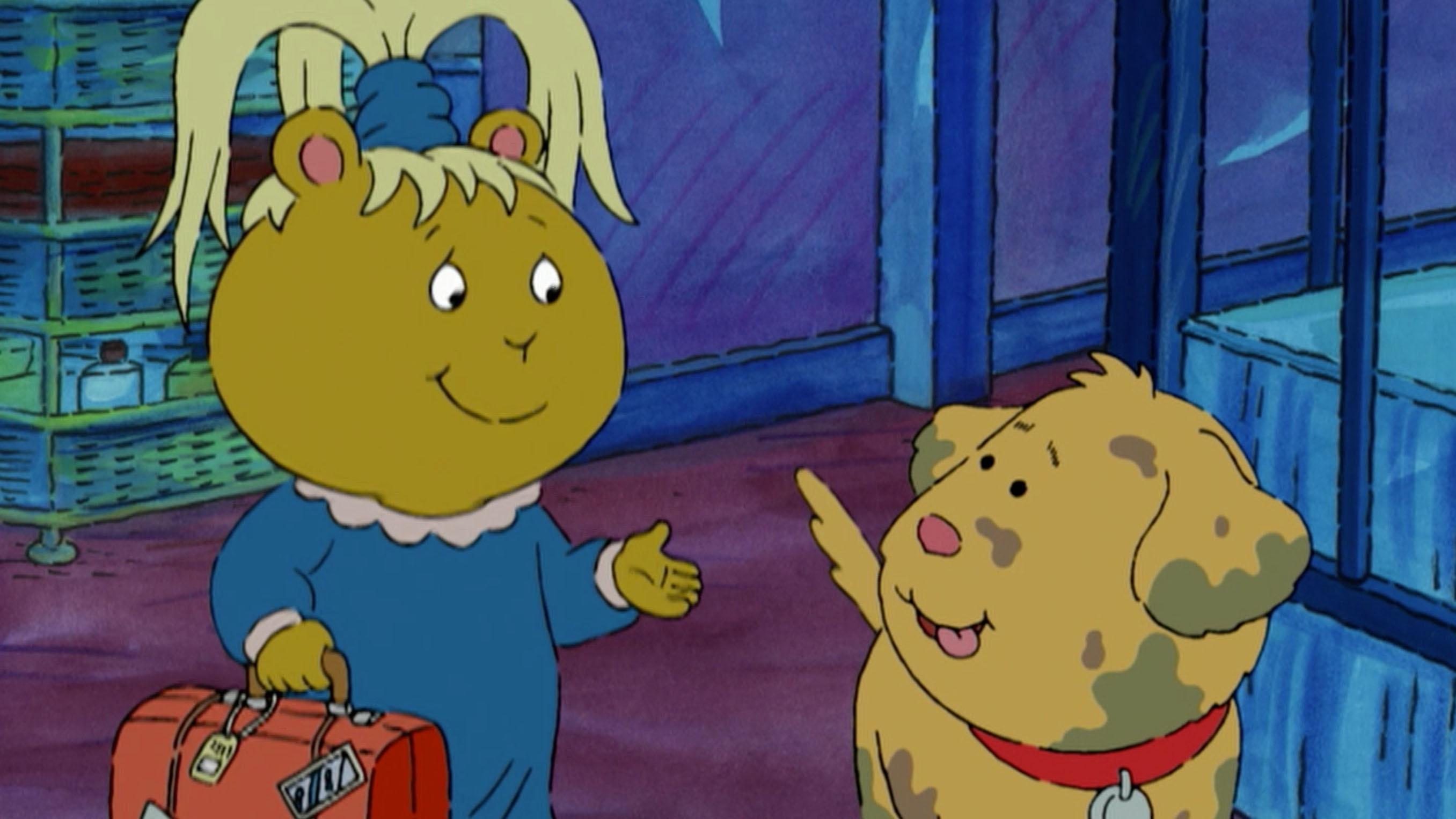 D.W.'s imaginary friend Nadine is missing./Ellen finds a diary while riding on a train.