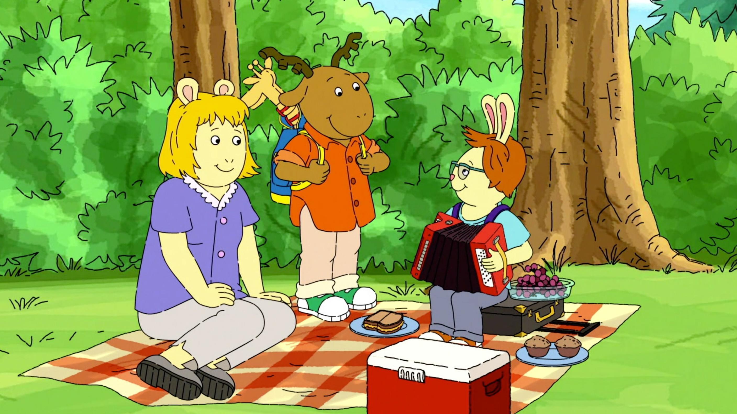 George discovers that Carl can play the accordion.