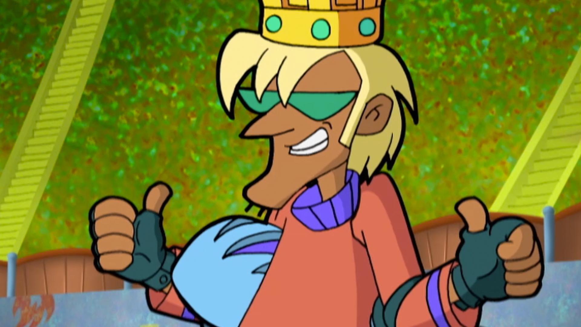 The kids challenge Hacker to a "winner takes all."