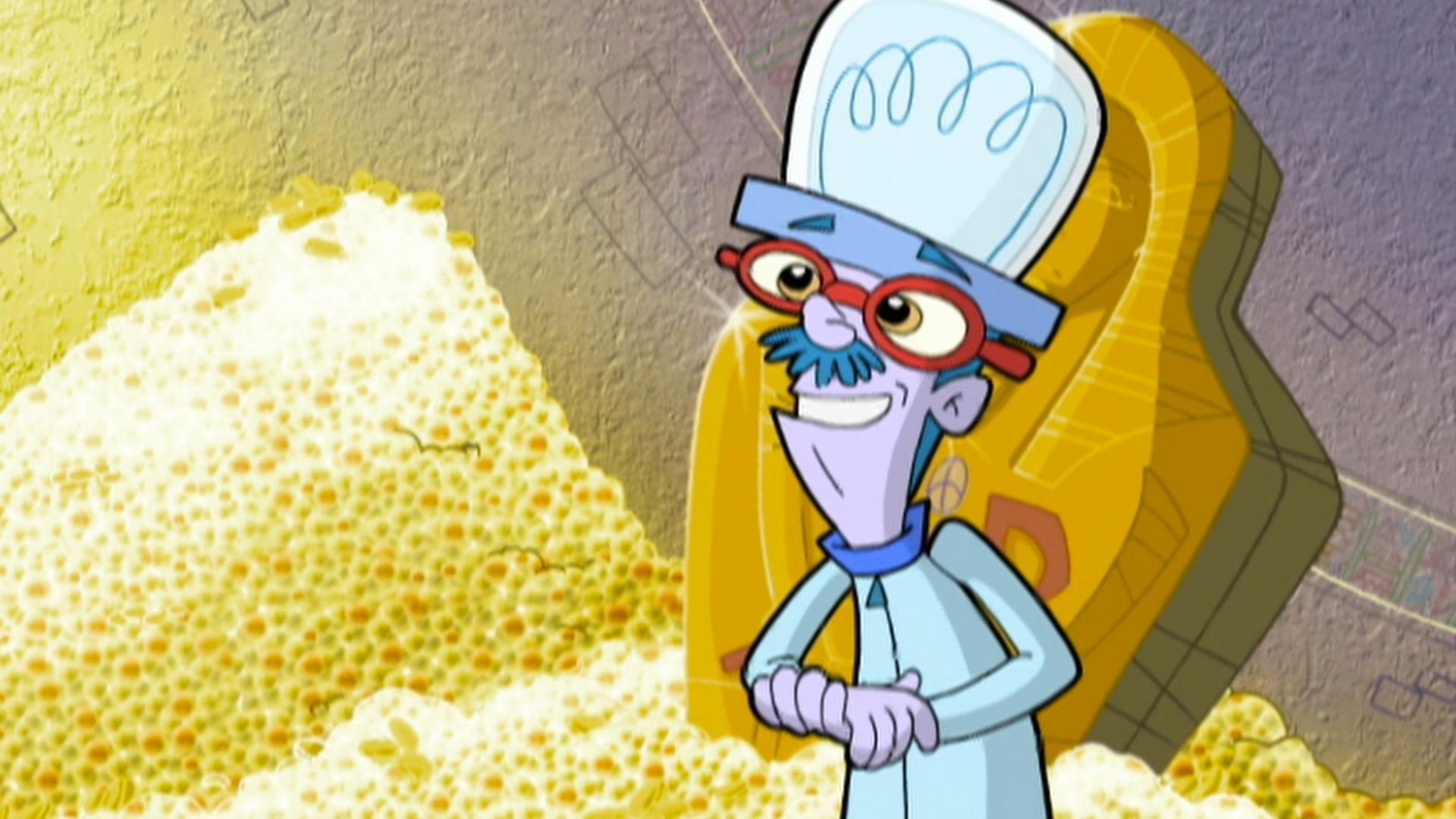 Dr. Marbles finds the encryptor chip, which he needs to delete Motherboard's virus.