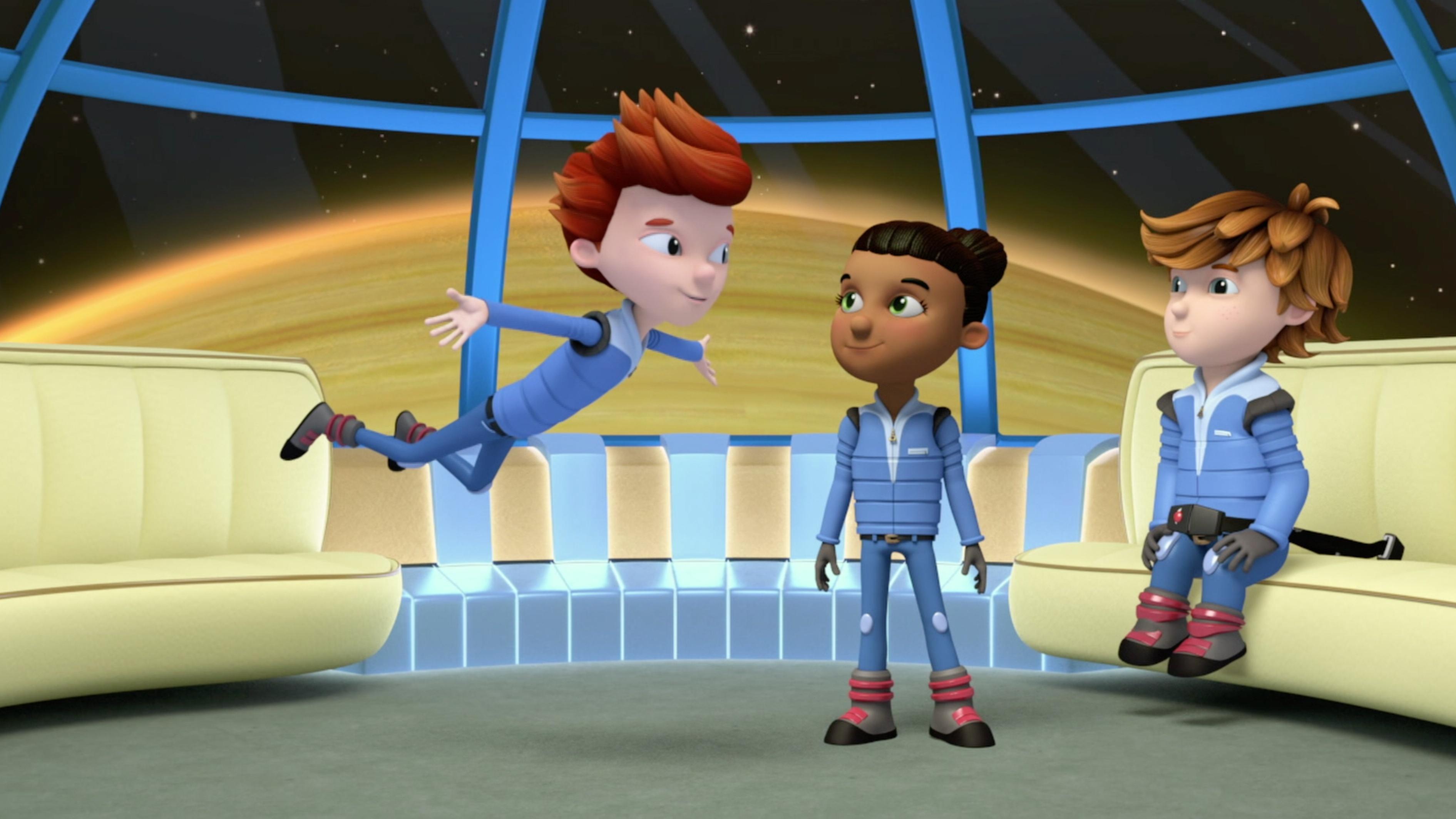 Sean explains why Earth is a "Goldilocks" planet./The gang visits their Mars rover friend.