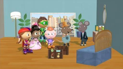 The super readers jump into the tale of two mice brothers.