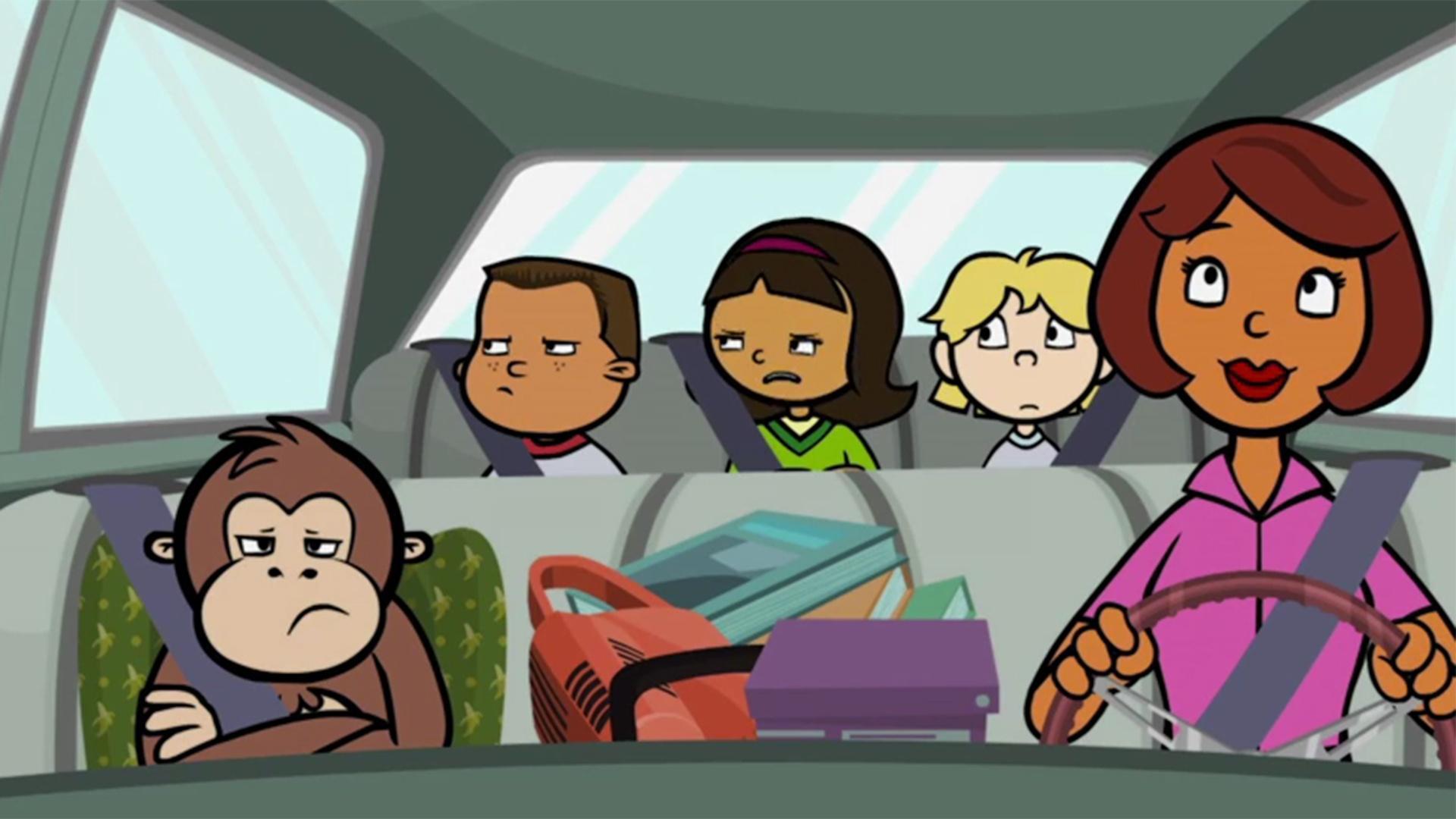 TJ and Johnson imagine what WordGirl would do. / Granny May is a star of a new show.