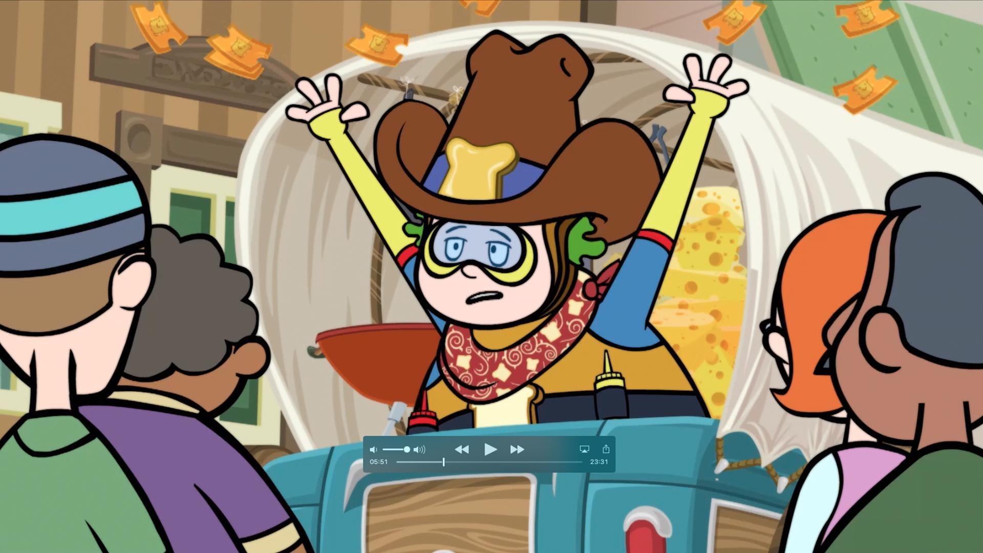 Chuck wants to sell grilled cheese sandwiches. /Has Granny May given up her life of crime?