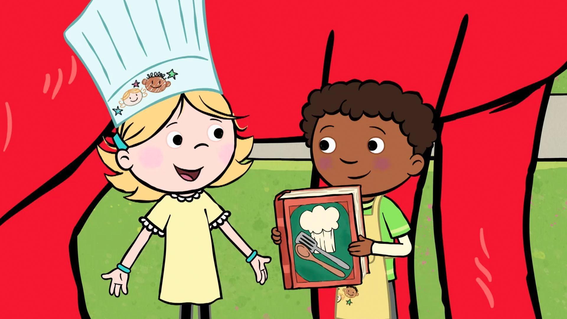 Emily Elizabeth grew a HUGE tomato! / Emily Elizabeth and Clifford pretend to be robots.
