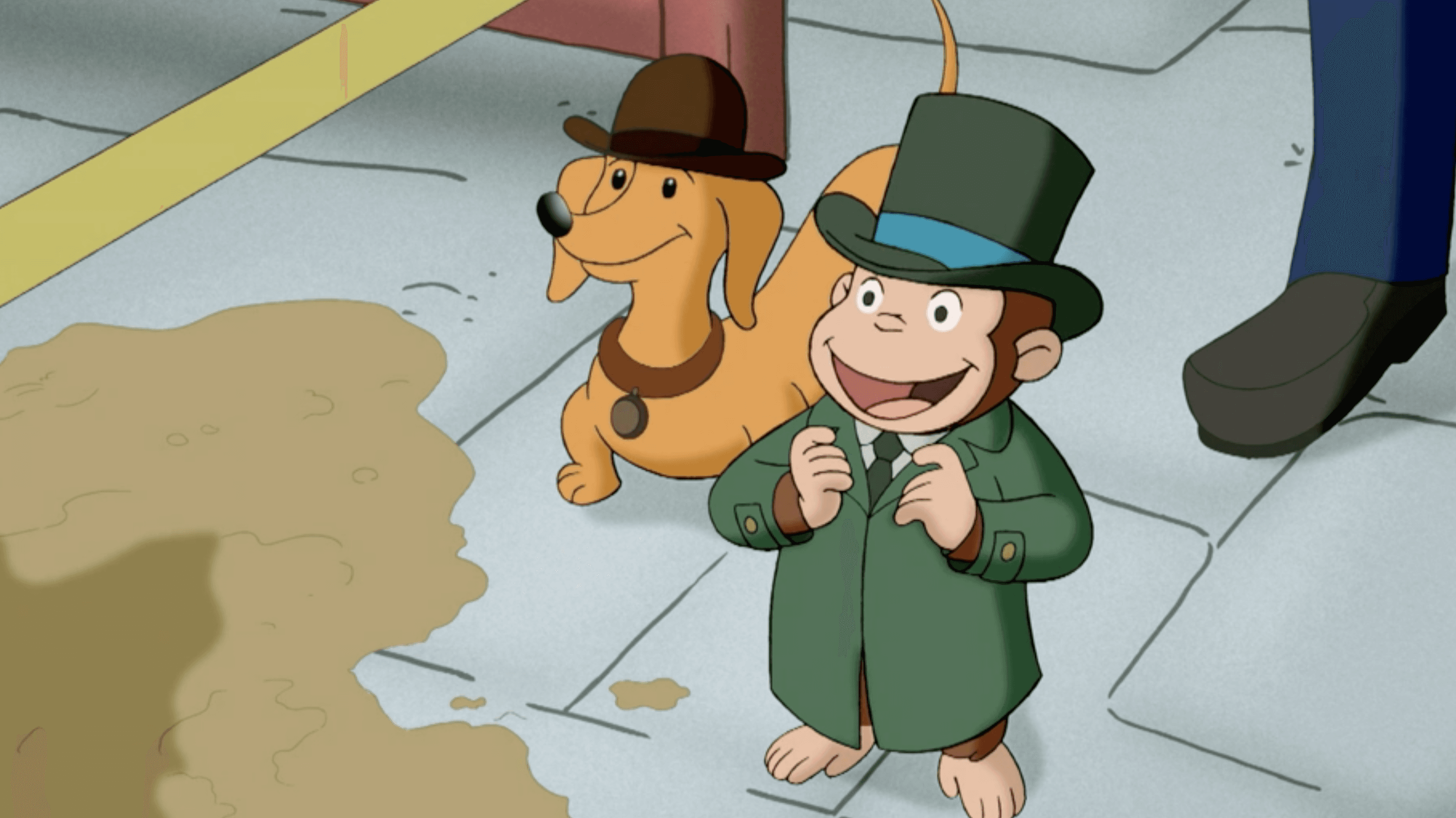 George helps Steve track his pet hamster, Hogie. / Chef Pisghetti's cookbook vanishes!