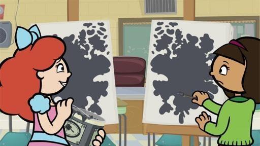 Capt. Huggy Face saves the day. / Eileen copies Becky.