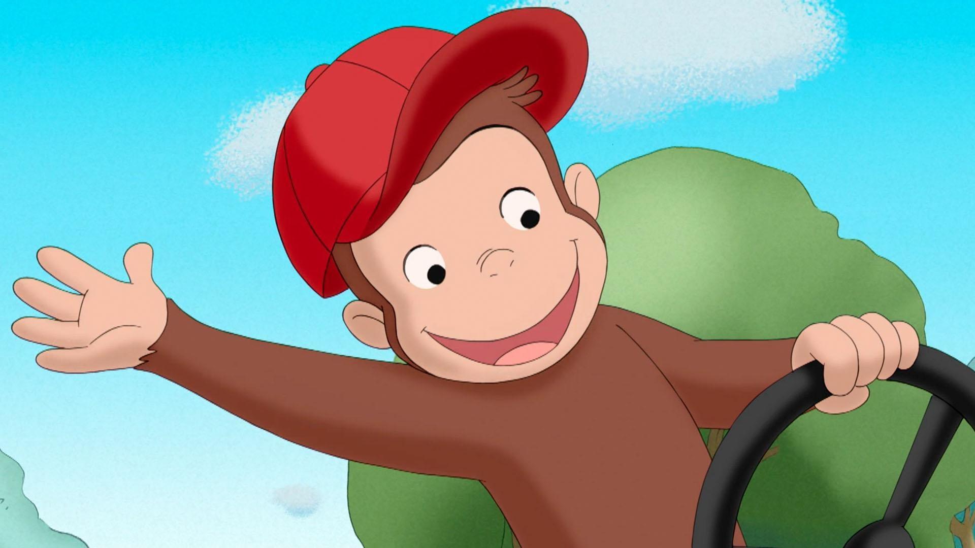 George and his friends plant flowers in the park./It's time for the Great Golden Egg Hunt.