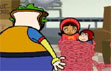 WordGirl and Chuck, the Evil Sandwich Making Guy